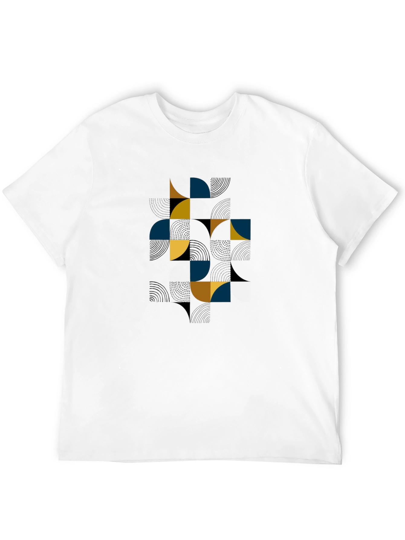 Geometric Design Tee - Modern Style Shirt