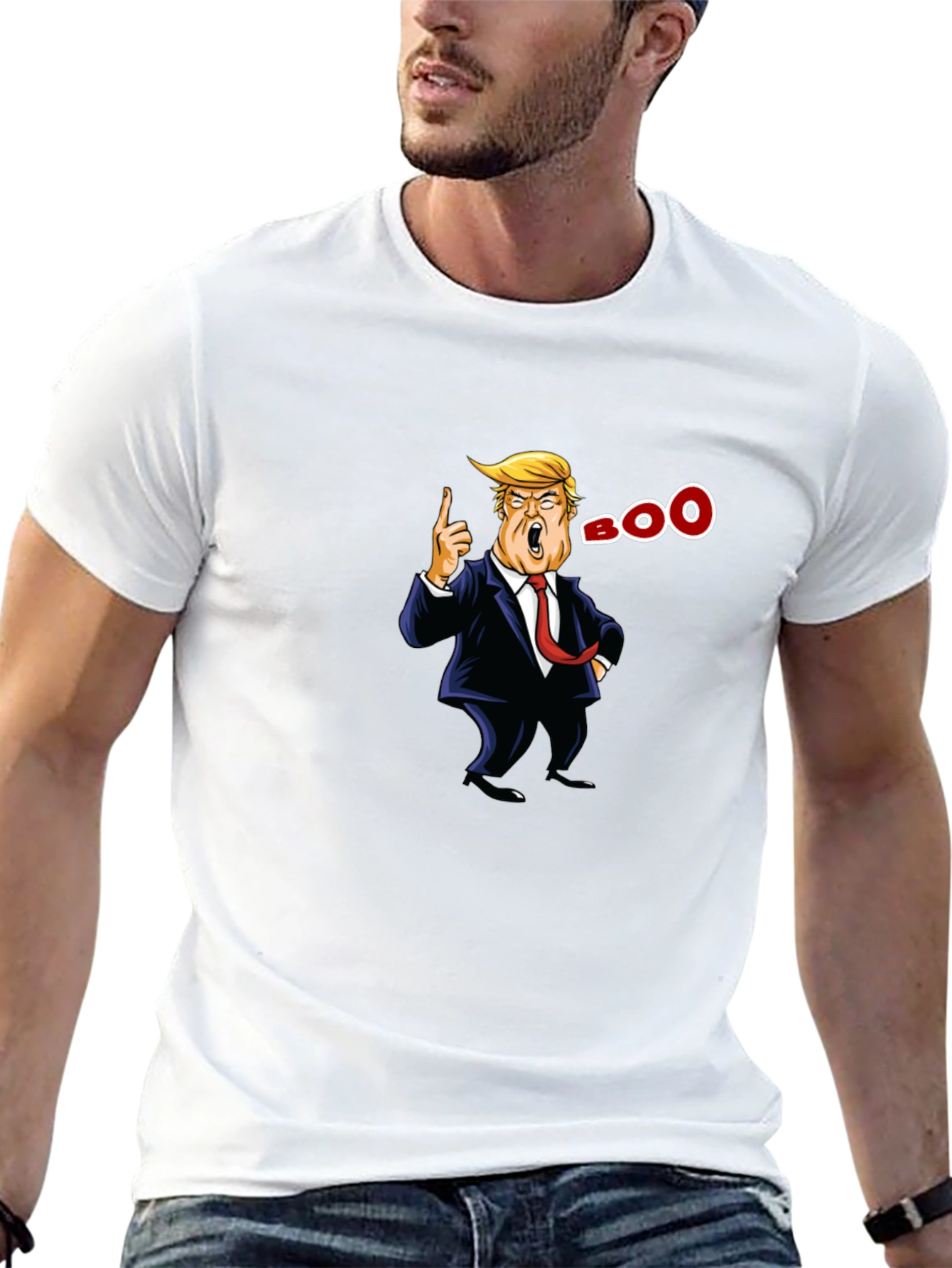Trump Boo T-Shirt Funny Political Tee