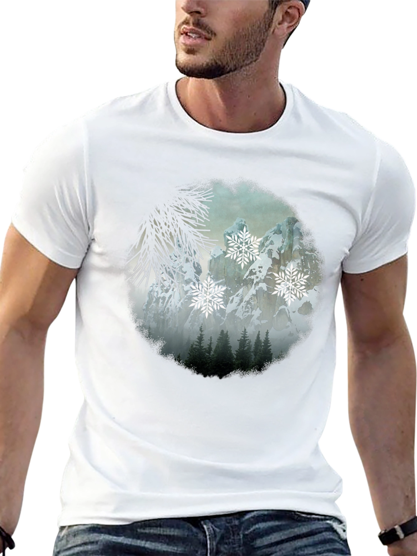 Winter Scene Graphic Tee