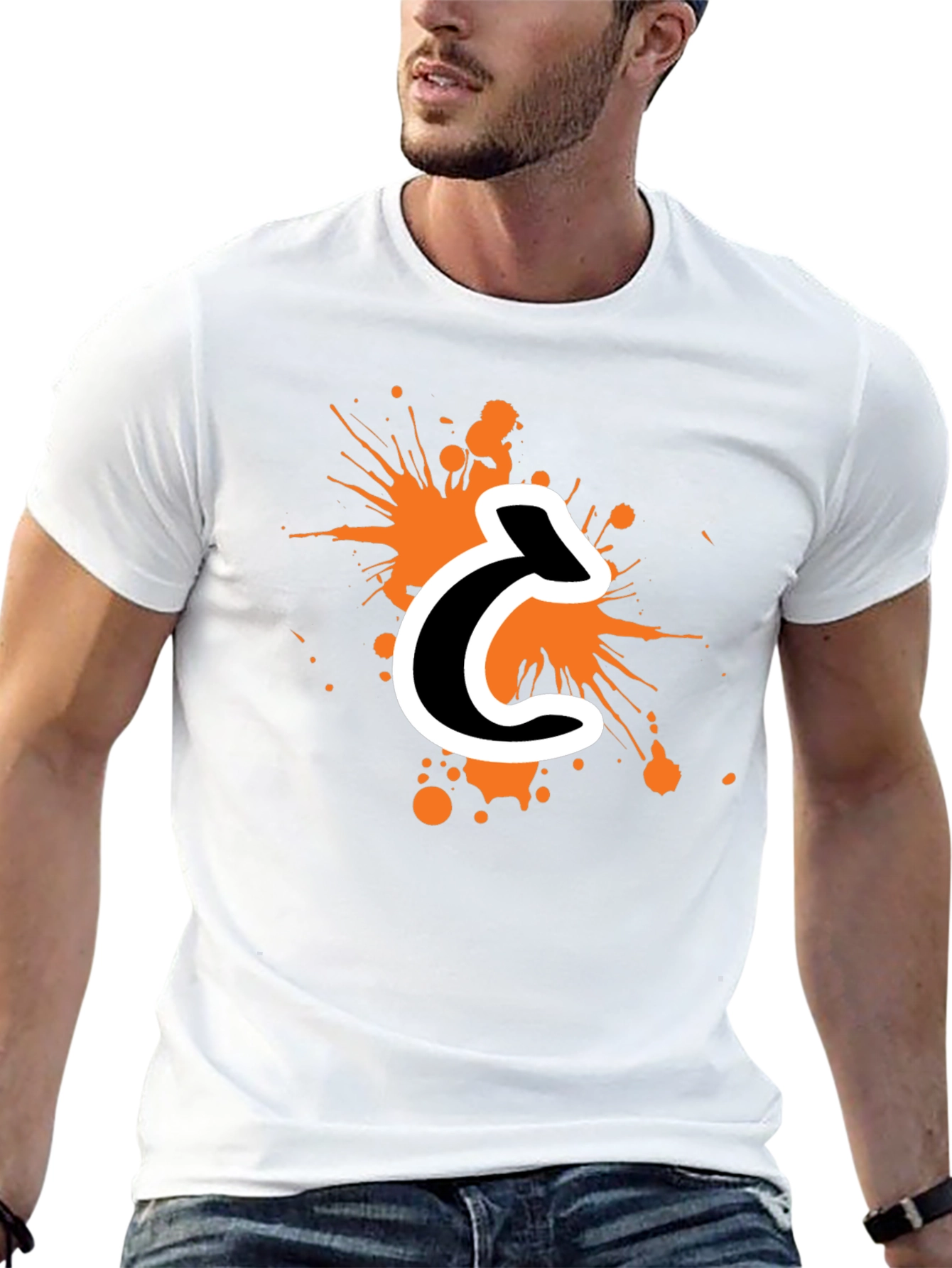 Abstract Arabic Letter T-Shirt