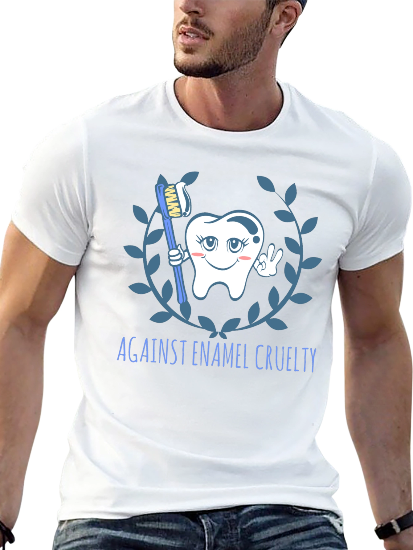 Against Enamel Cruelty T-Shirt - Black