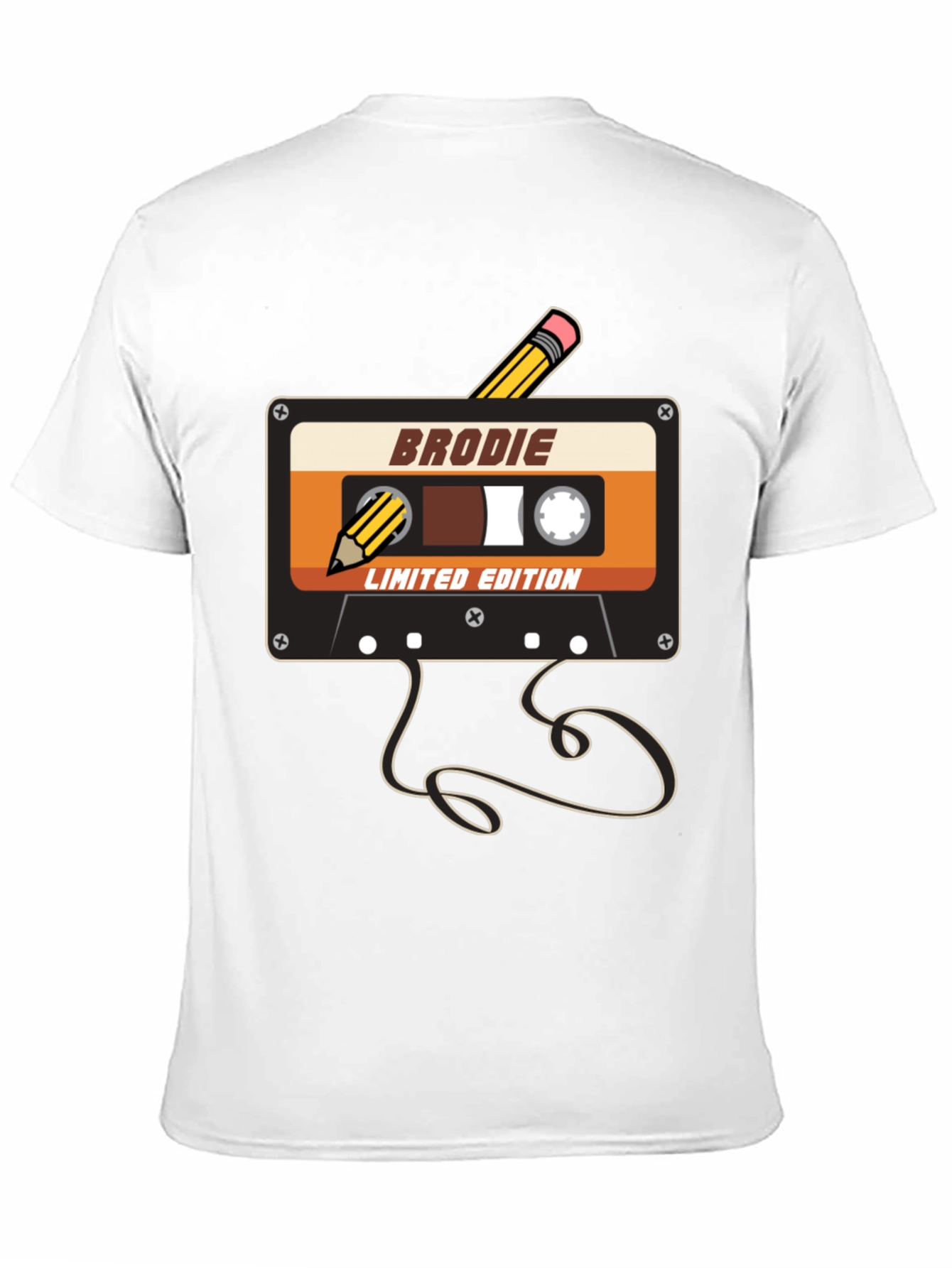 Retro Brodie Cassette Tape Limited Edition T-Shirt