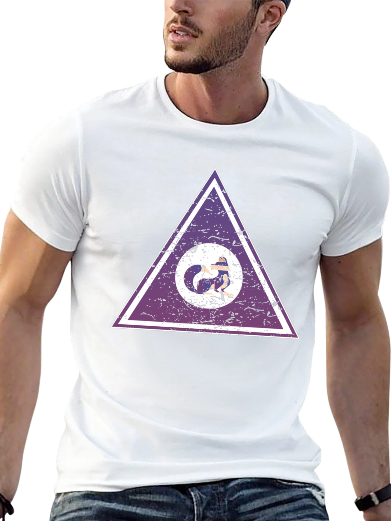Geometric Fox T-Shirt - Stylish Graphic Tee