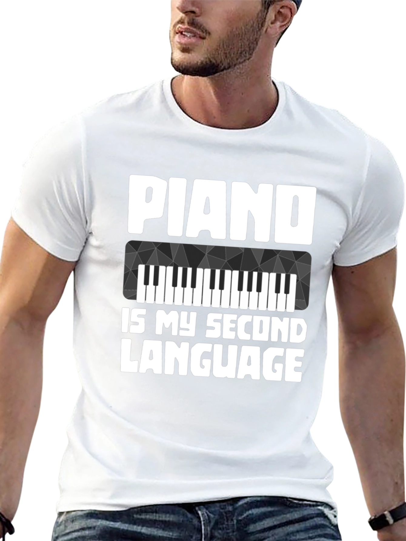 Piano Is My Second Language T-Shirt