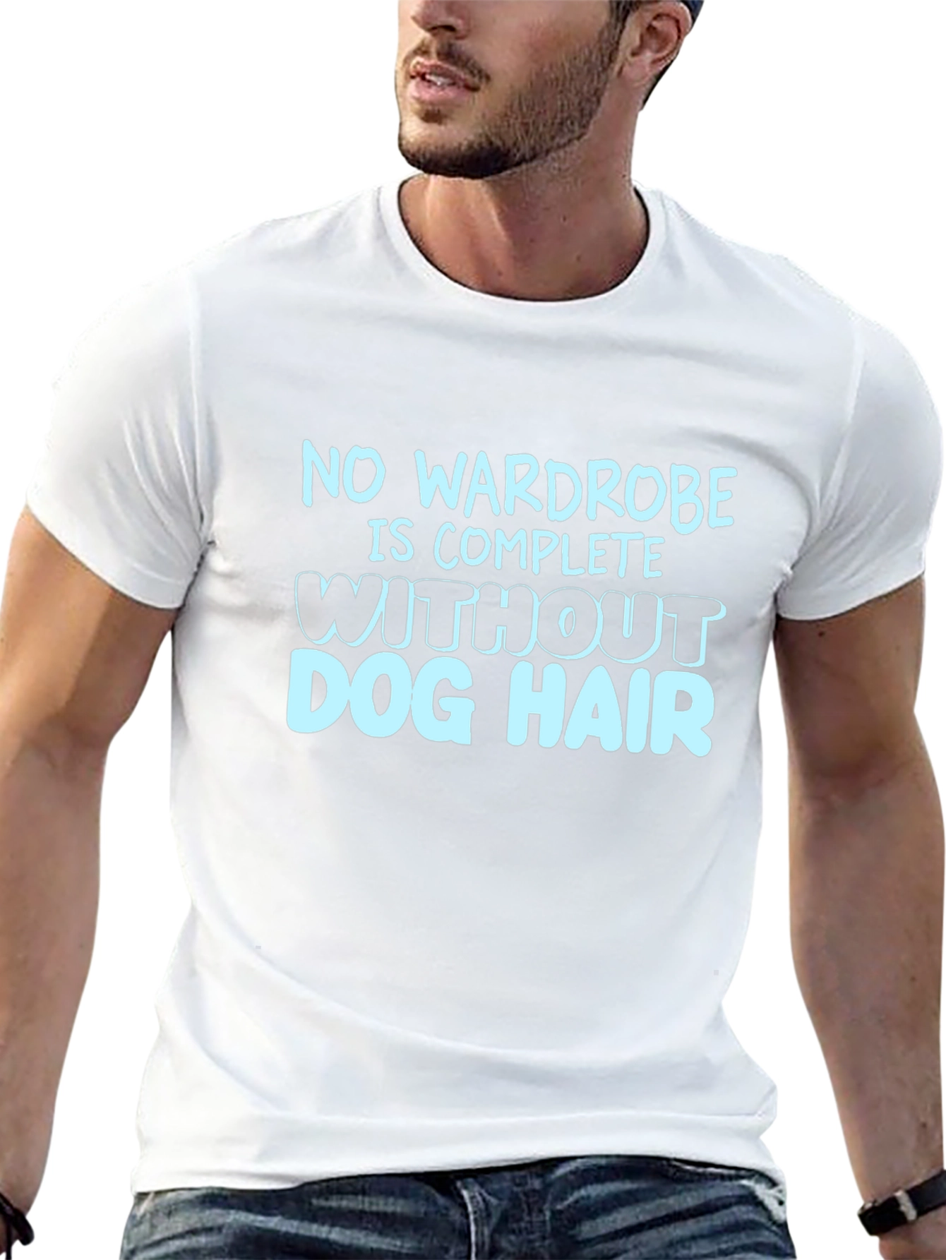 Dog Hair Black T-Shirt