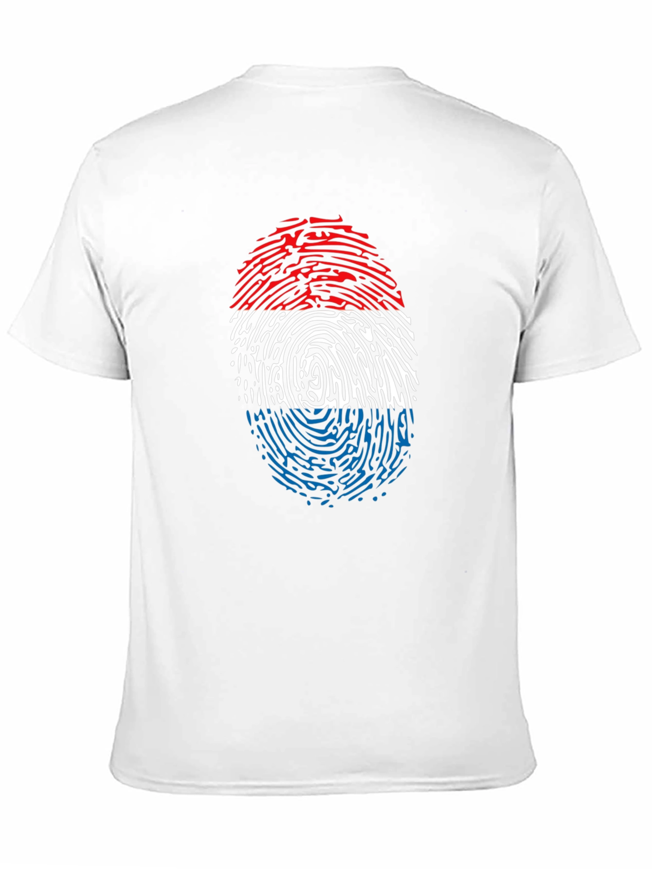 Dutch Flag Fingerprint T-Shirt