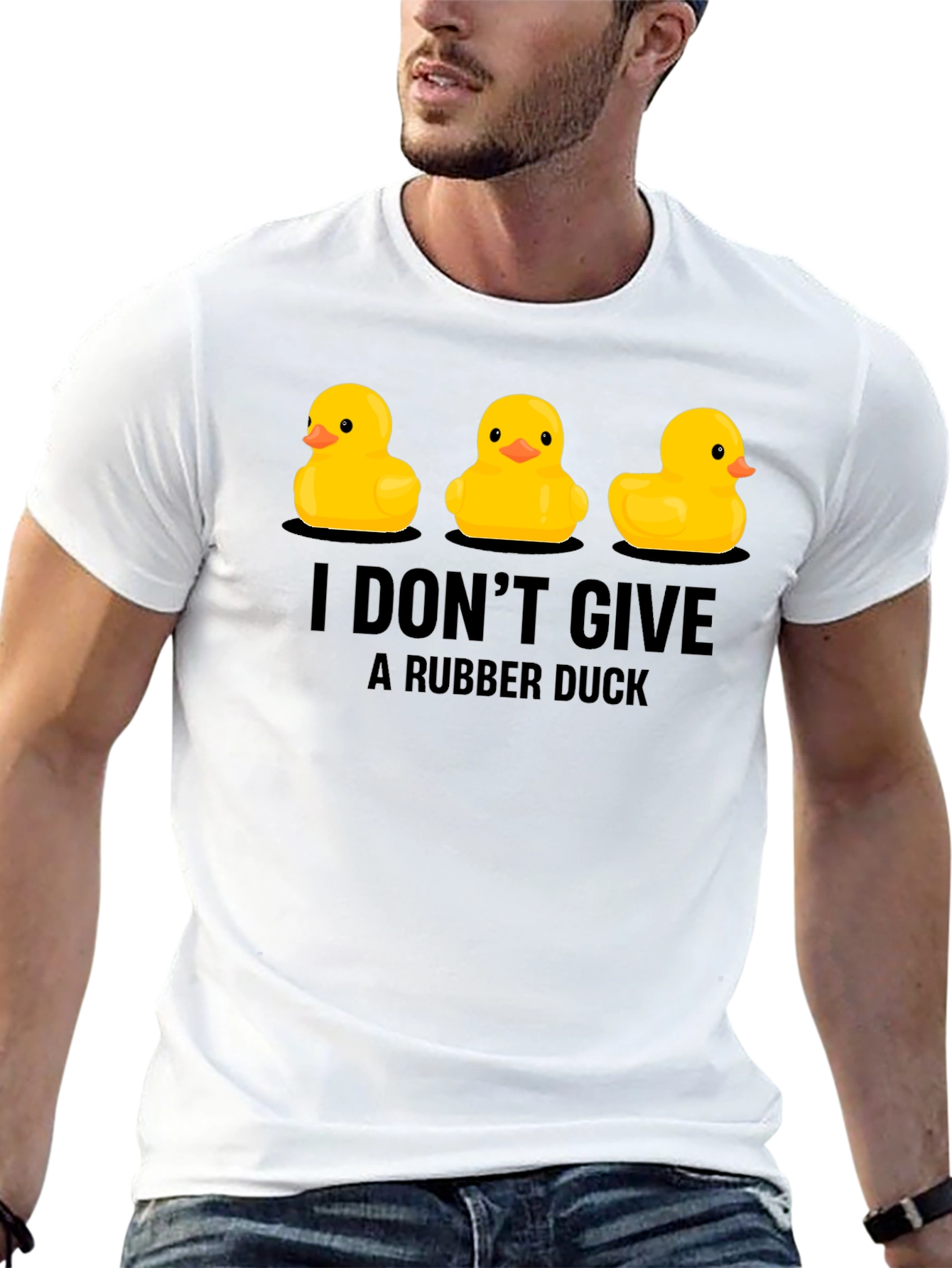 Rubber Duck T-Shirt: I Dont Give a Duck!