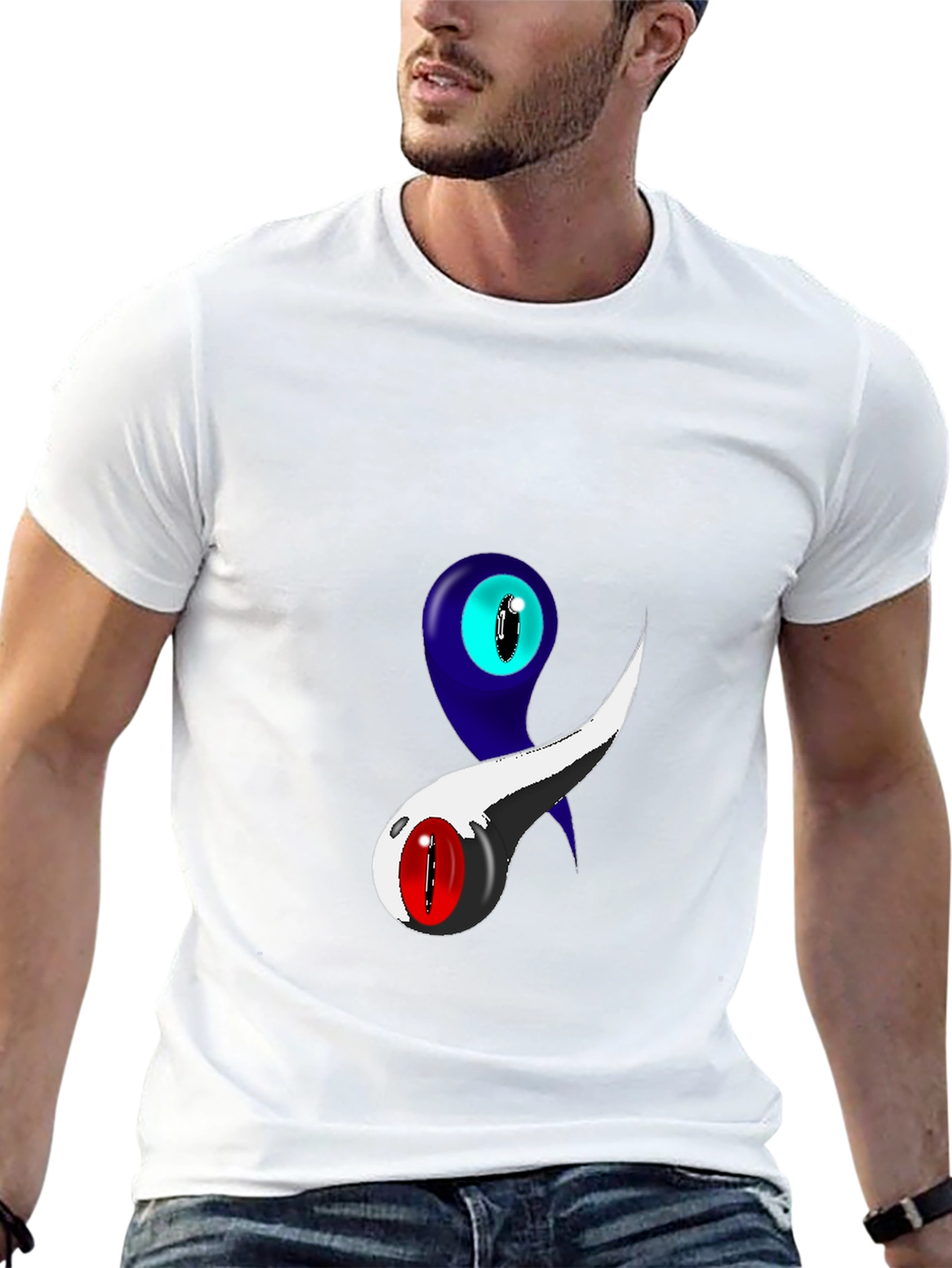 Eye Catching Graphic Tee - Unique Design
