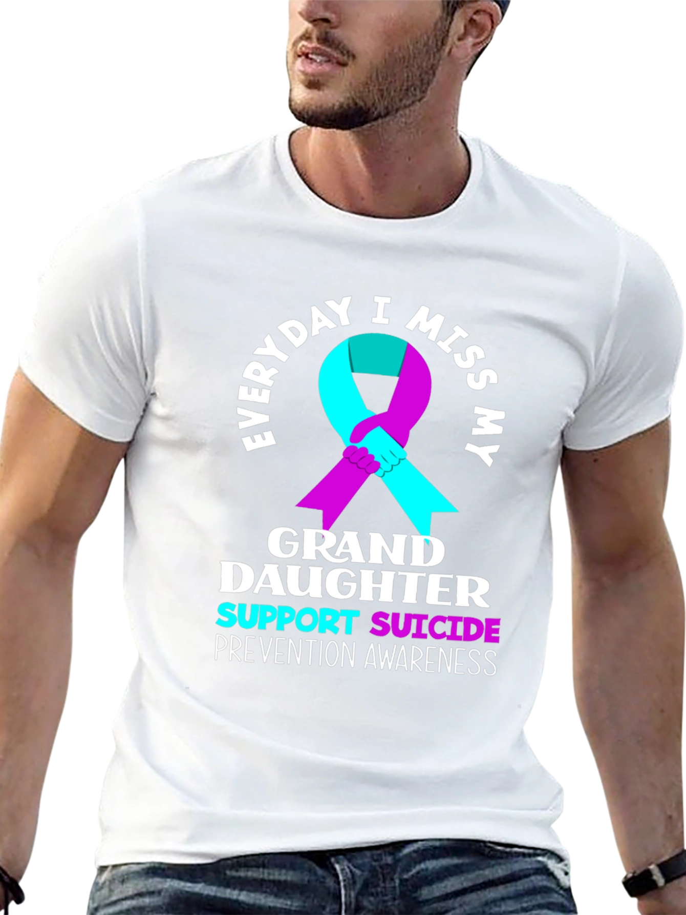 Granddaughter Suicide Prevention Awareness T-Shirt