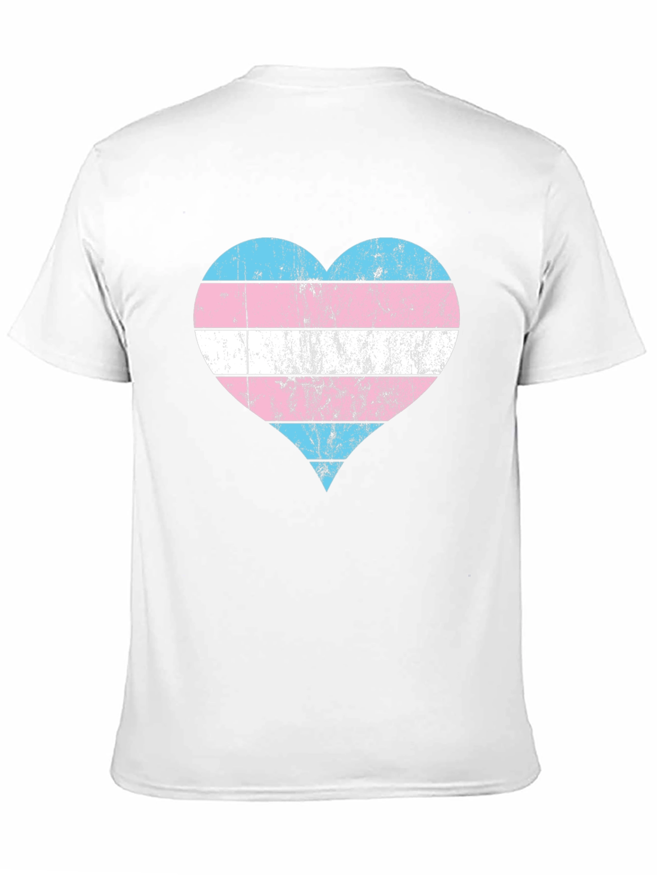 Transgender Pride Flag Heart T-Shirt