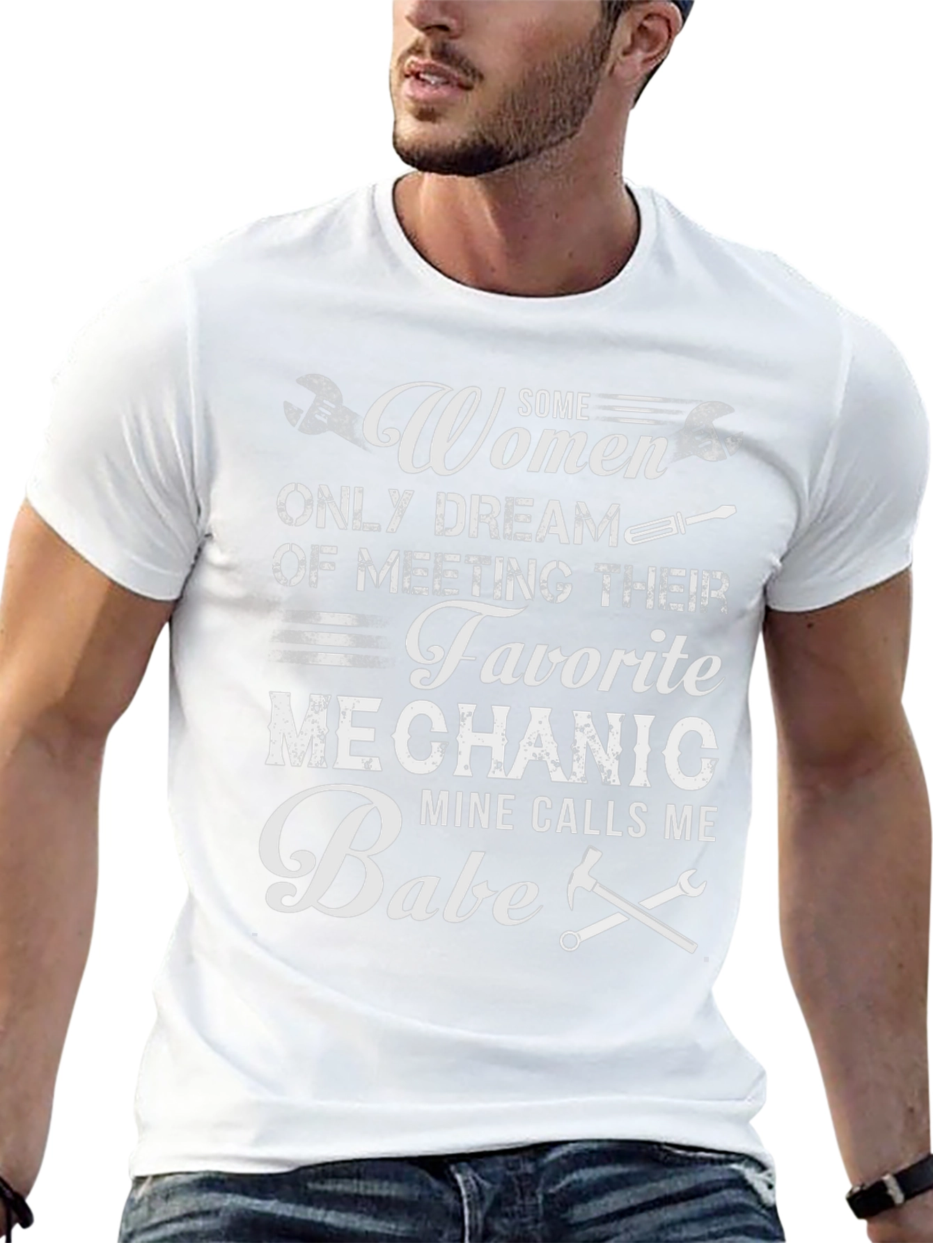 Mechanic Babe Graphic T-Shirt - Funny Womens Tee