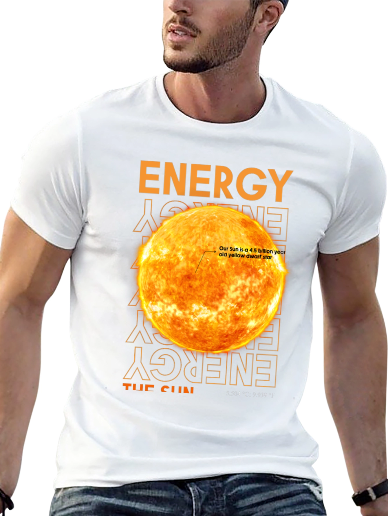 Energy: The Sun Black Graphic Tee