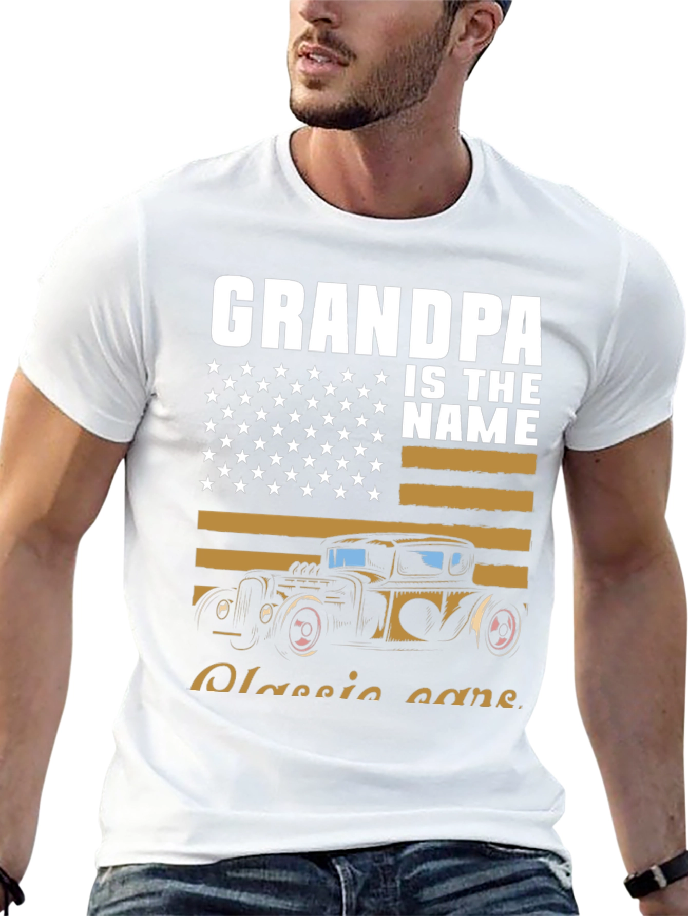 Grandpa Classic Car T-Shirt