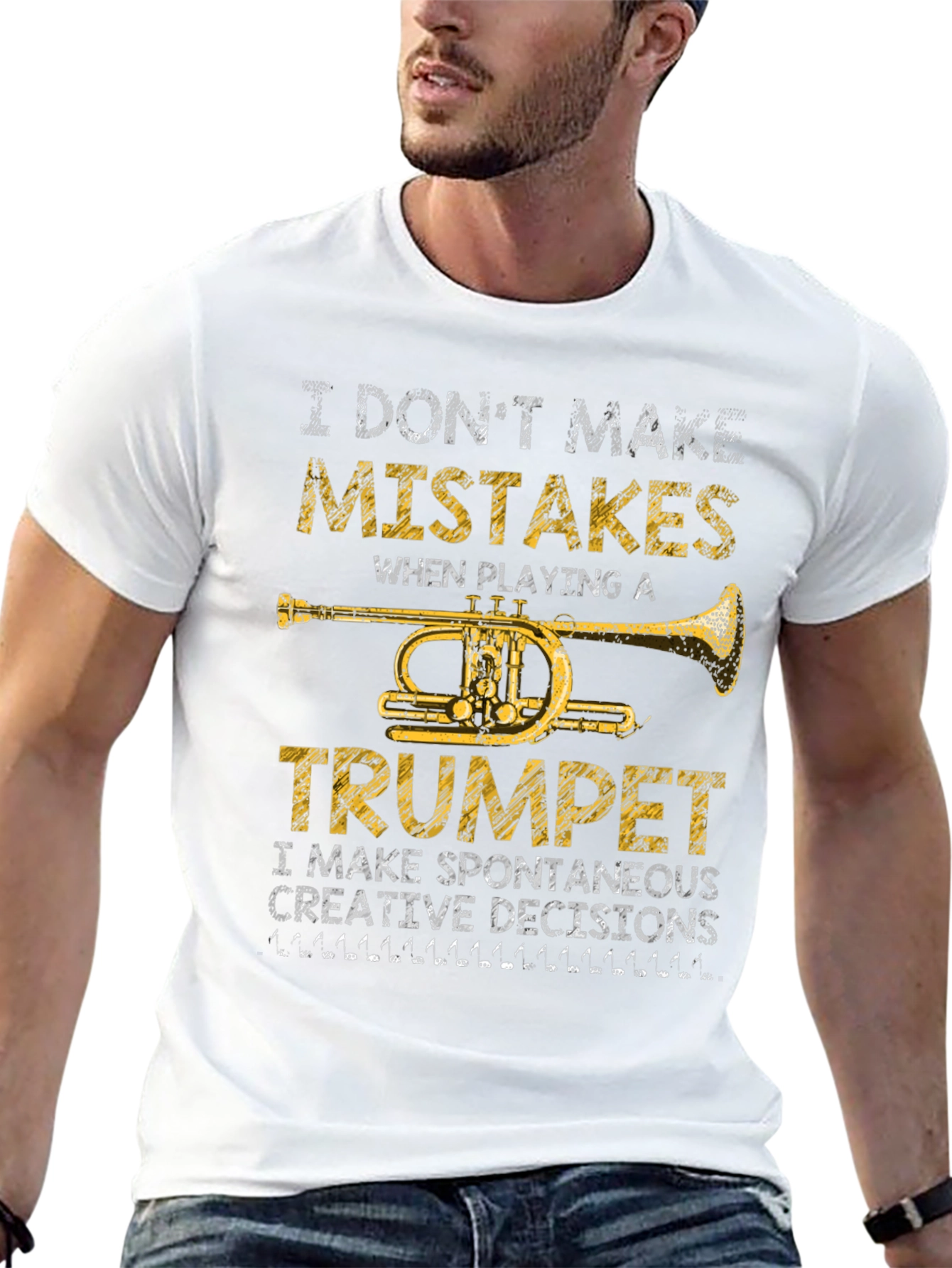 Trumpet Player T-Shirt: I Dont Make Mistakes