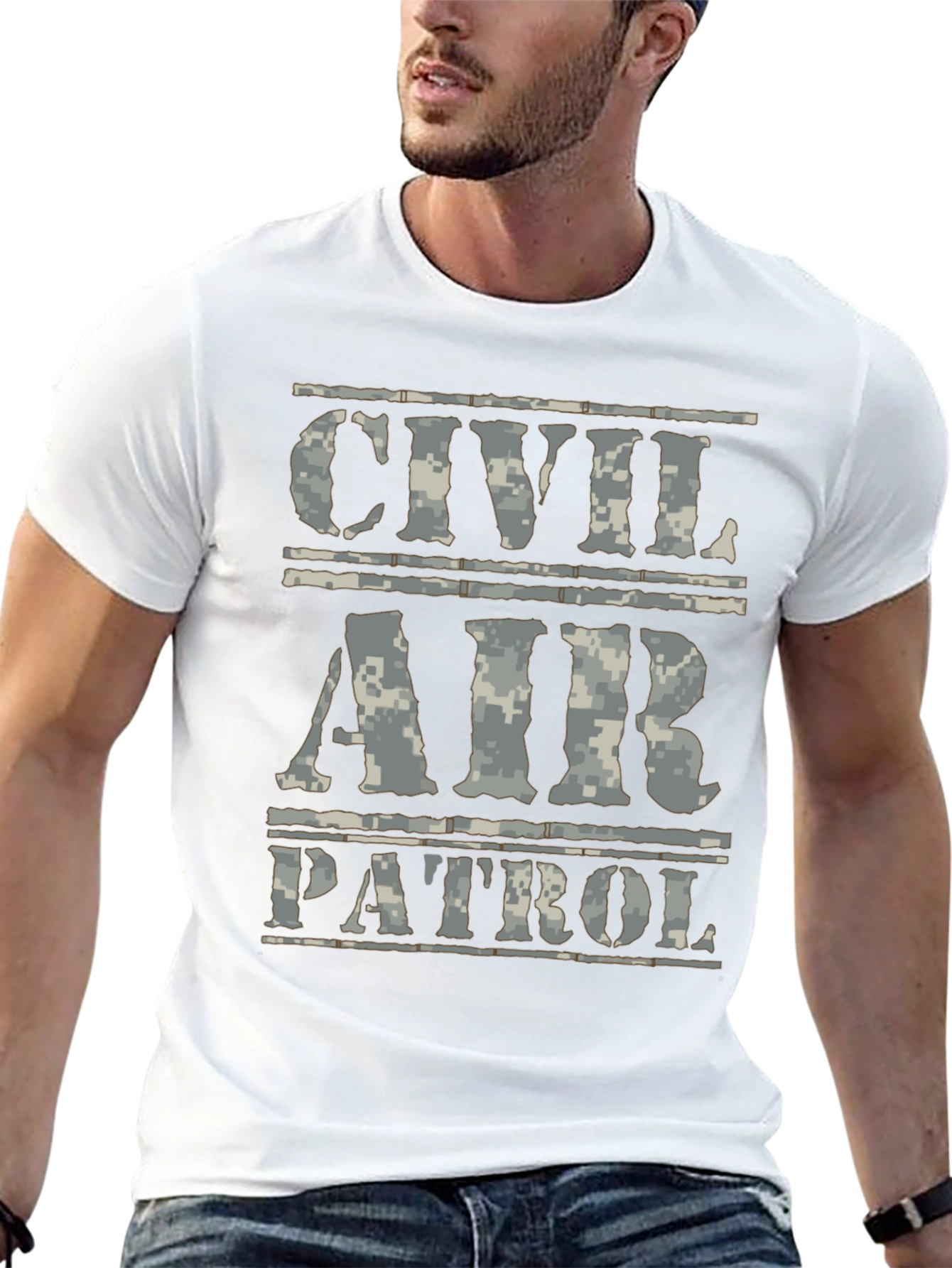 Civil Air Patrol Camo Print T-Shirt
