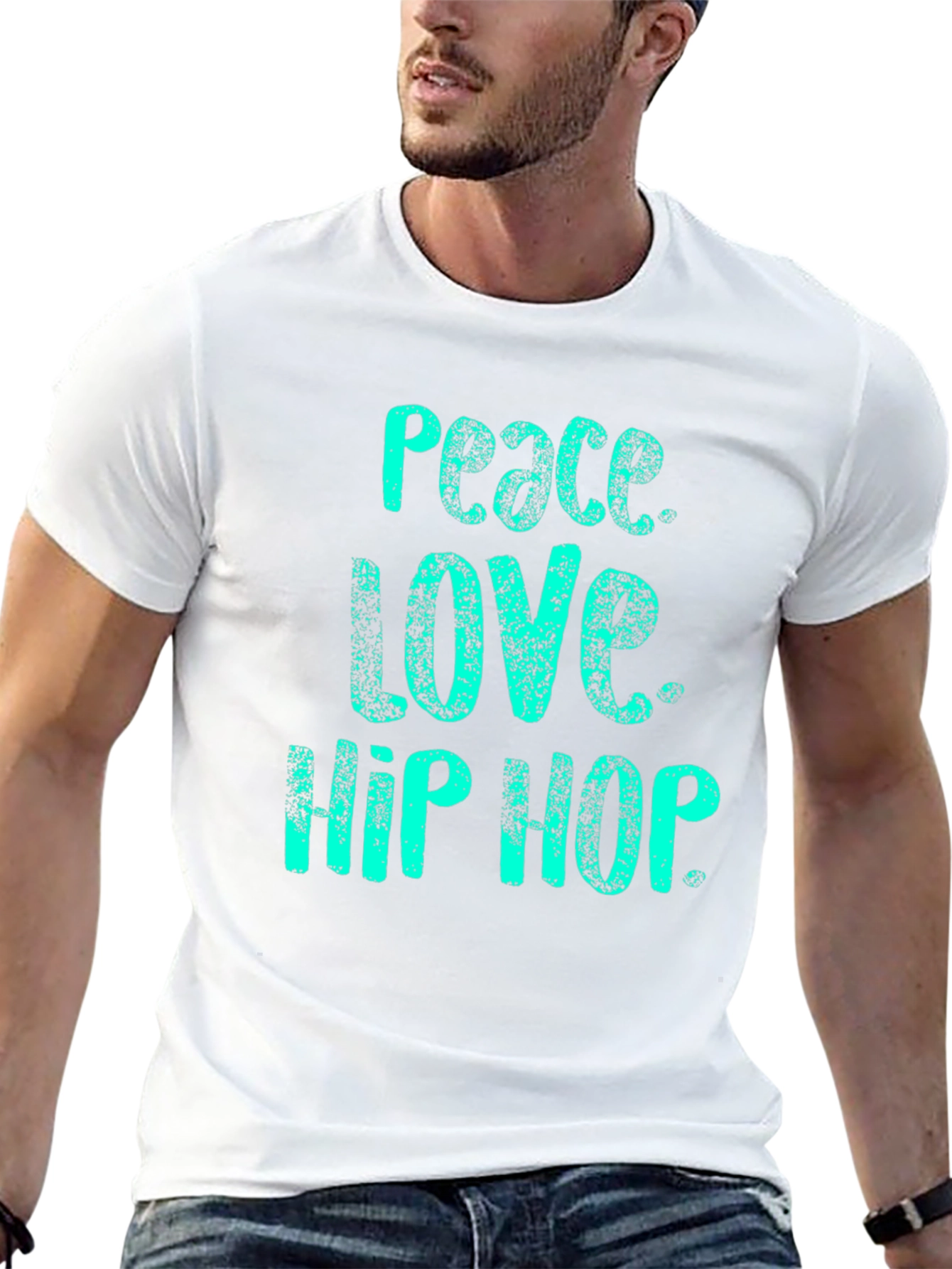 Peace Love Hip Hop Graphic Tee