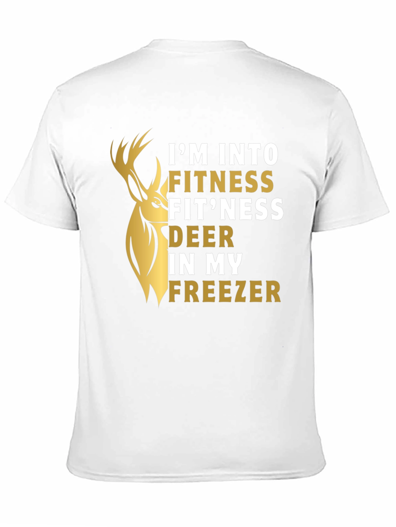 Fitness Fitness Deer Funny Graphic T-Shirt
