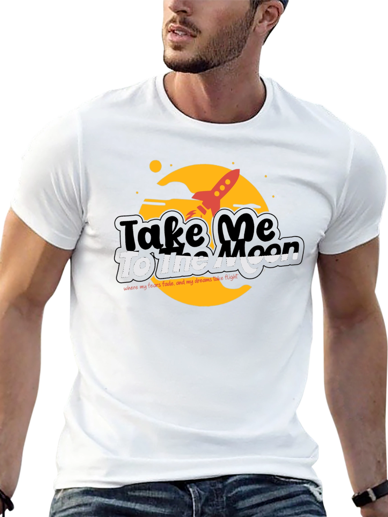 Take Me To The Moon Graphic T-Shirt