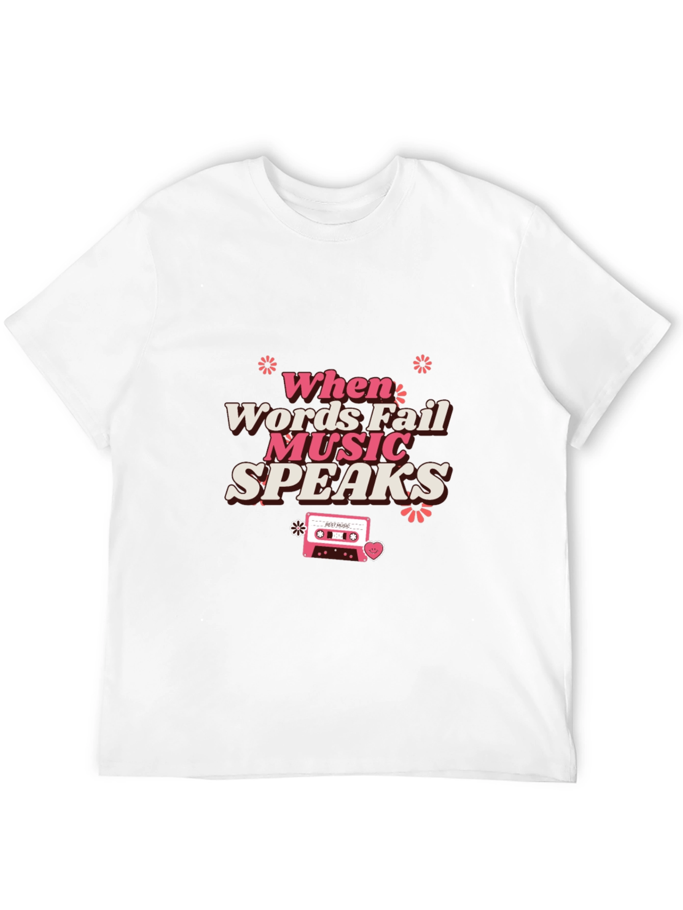 Music Speaks Graphic Tee - Stylish Comfort