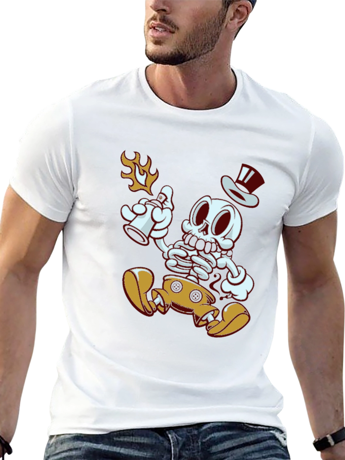 Mickey Skeleton Black T-Shirt