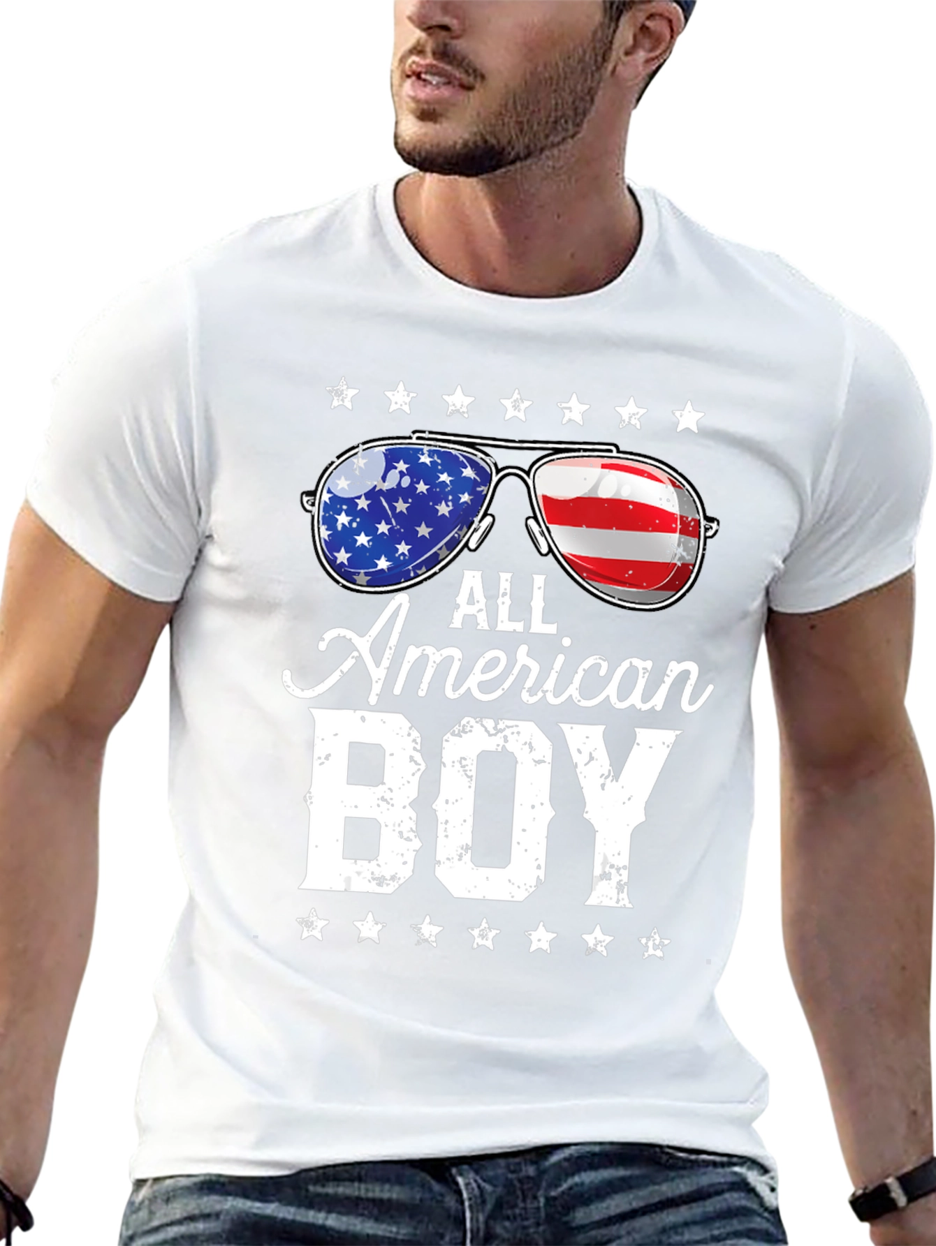All American Boy Patriotic T-Shirt