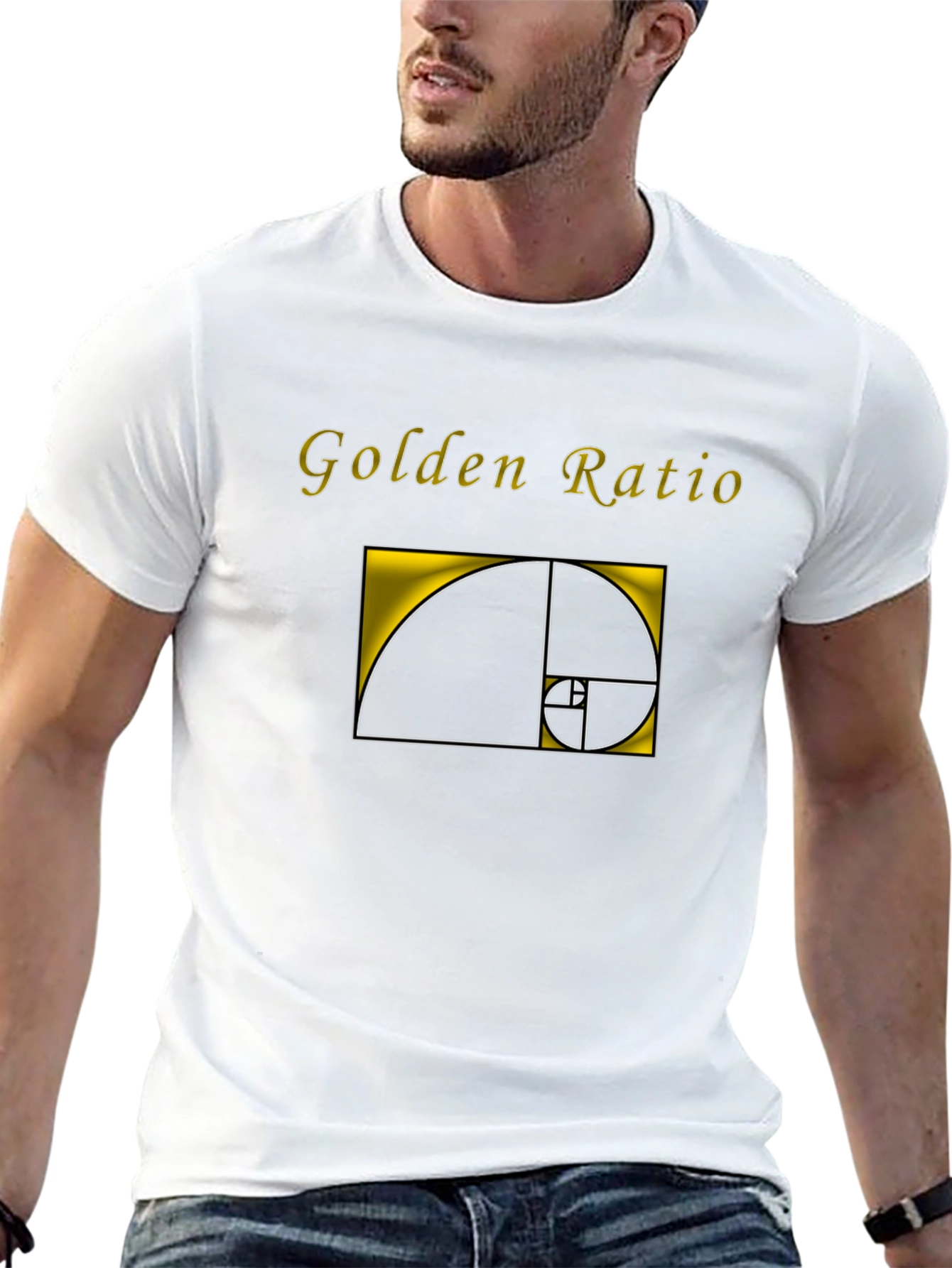 Golden Ratio Graphic Tee - Black Unisex T-Shirt