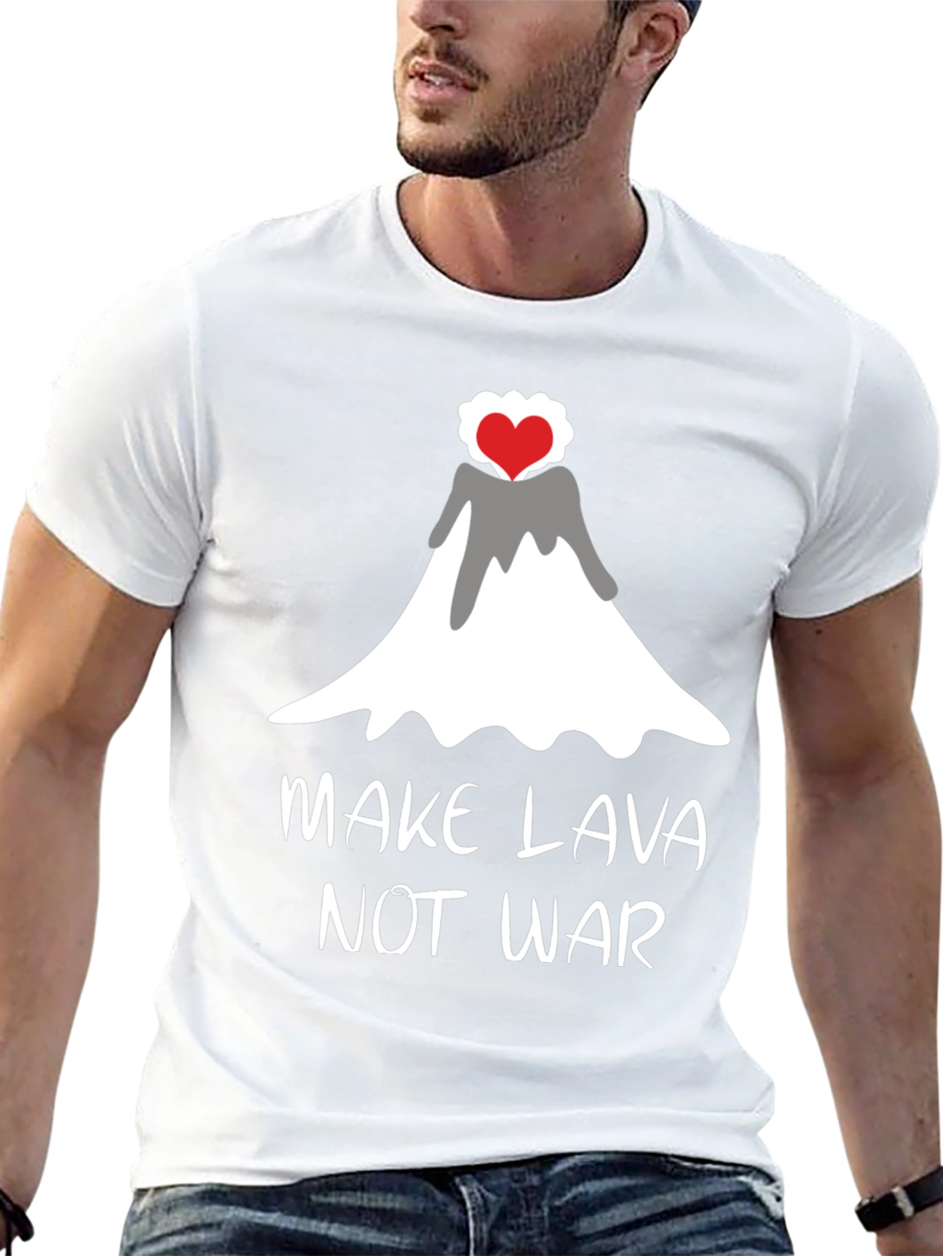 Make Lava Not War Graphic Tee