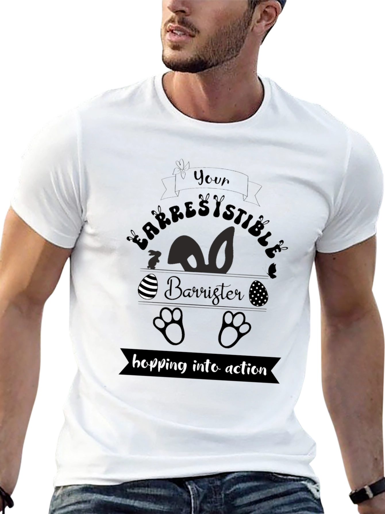 Irresistible Barrister Easter Bunny T-Shirt