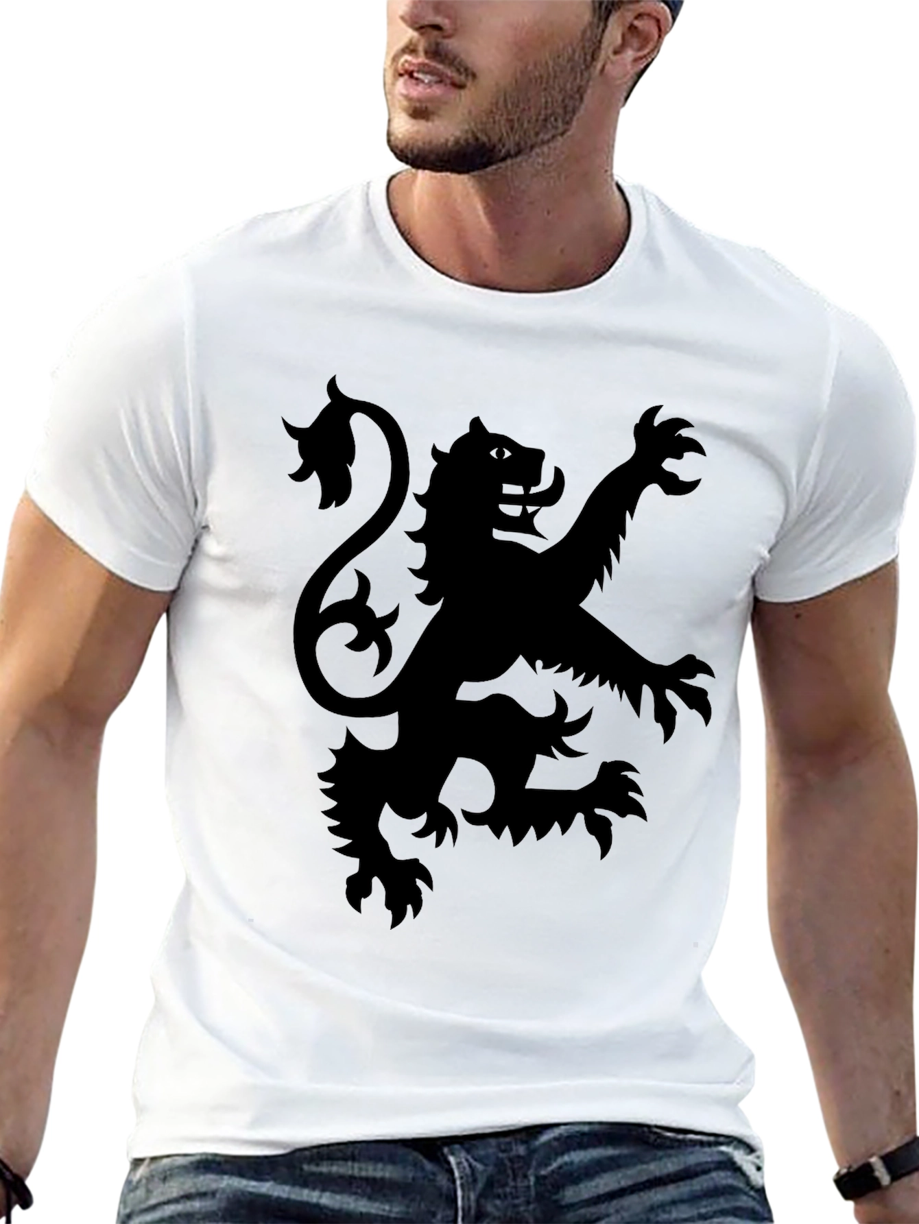 Lion Rampant Graphic Tee - Black