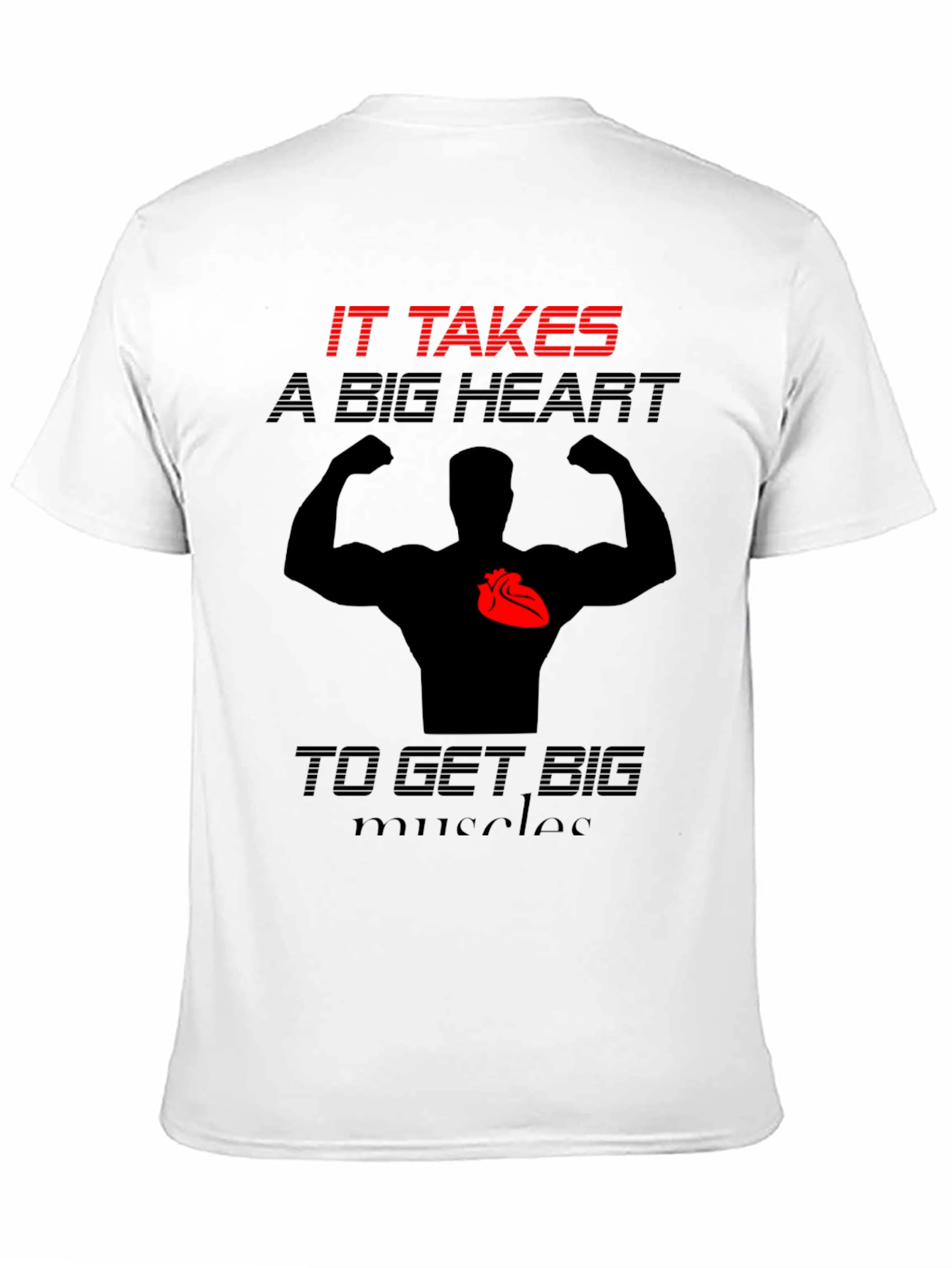 Big Heart Muscles Graphic Tee