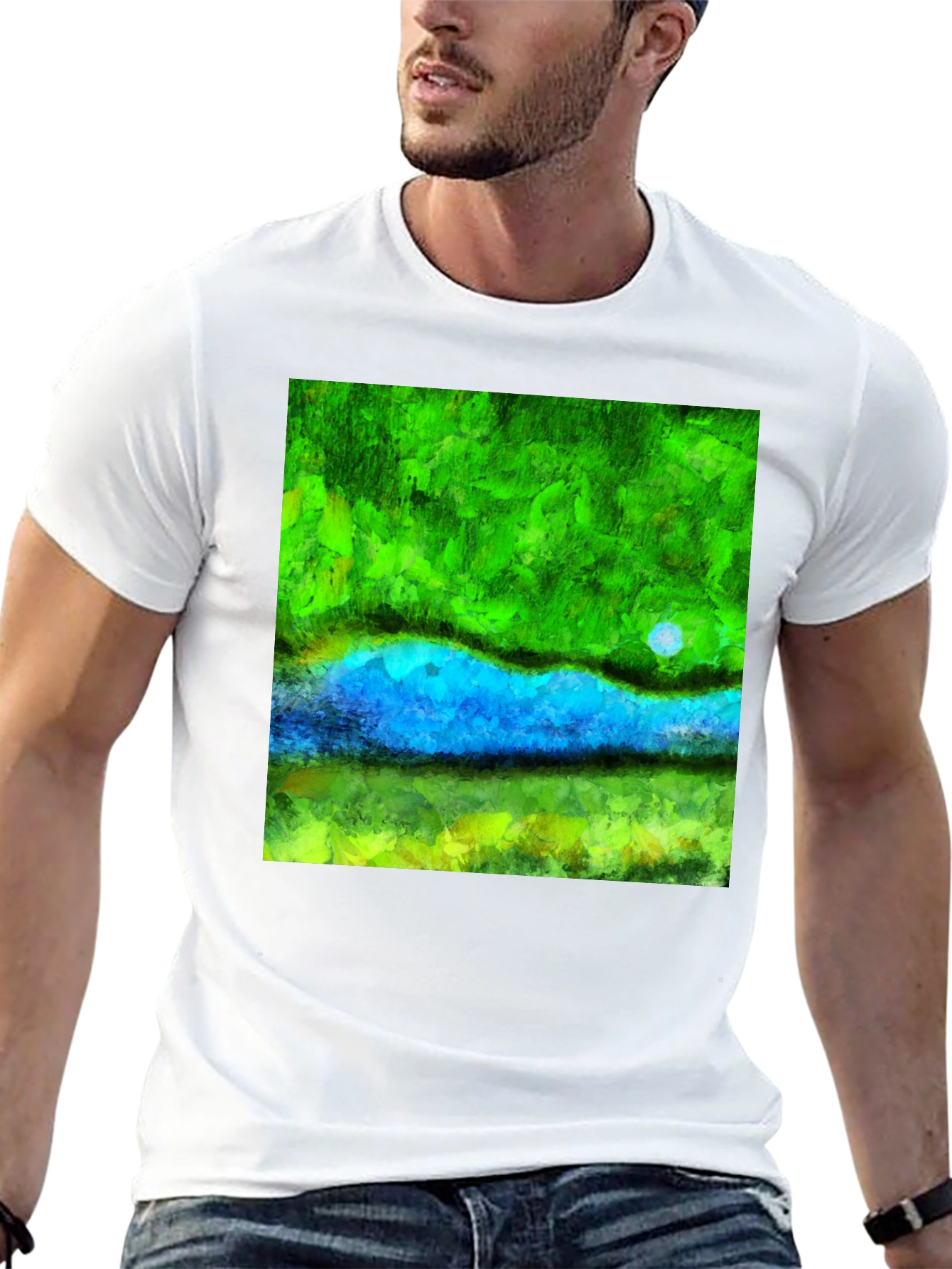 Impressionist Landscape Tee