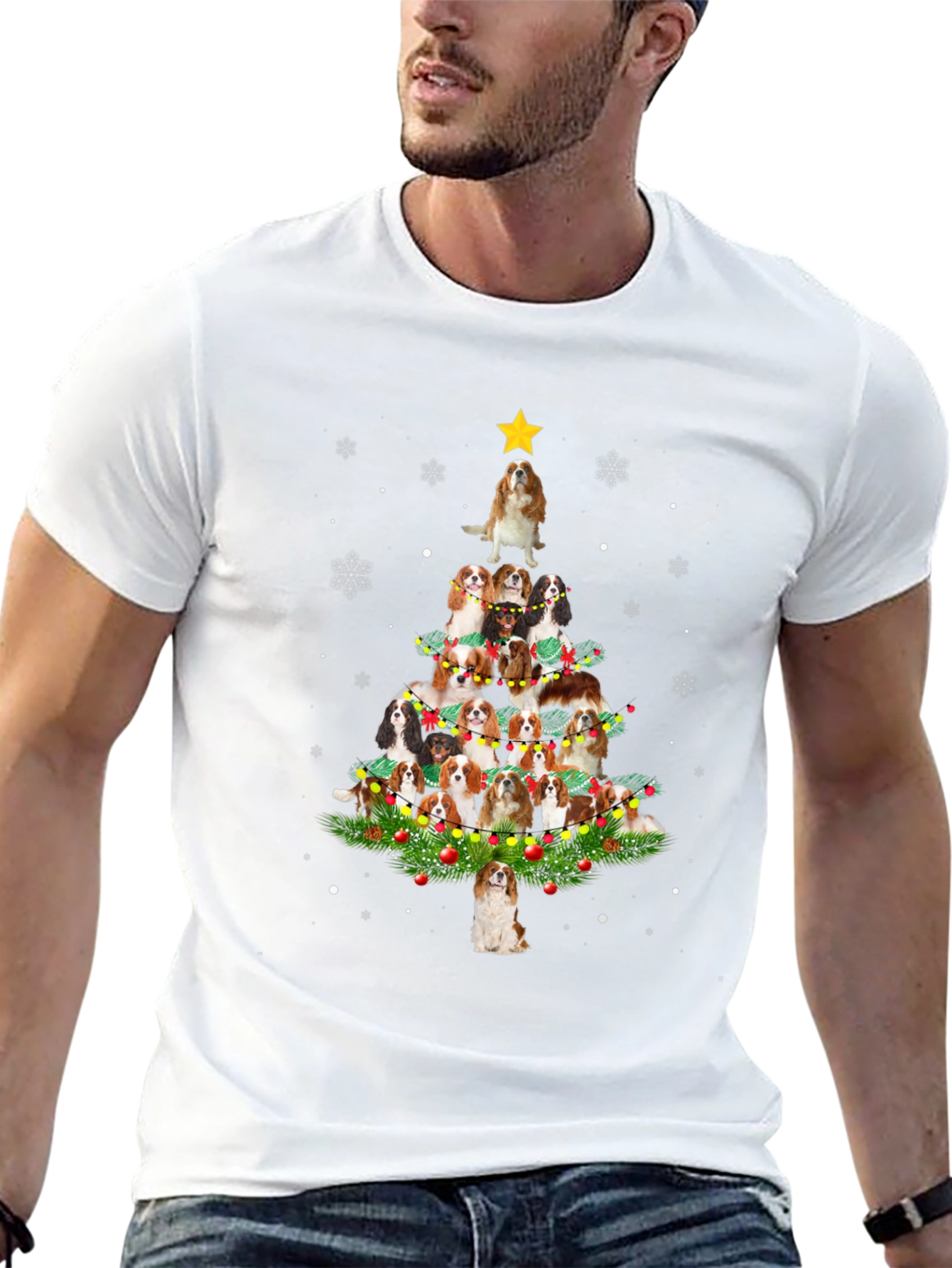 Cavalier Christmas Tree T-Shirt