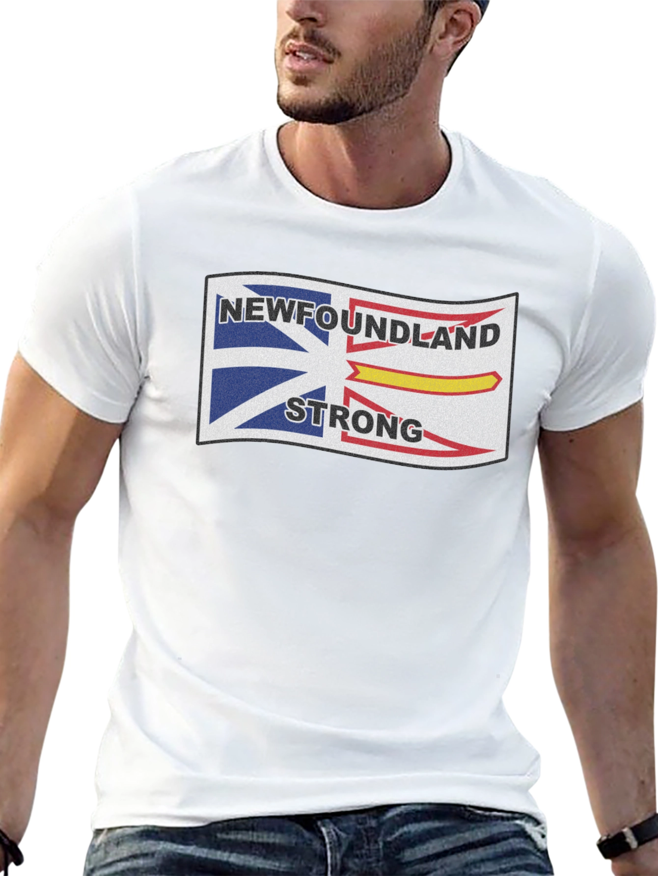 Newfoundland Strong Graphic Tee - Black