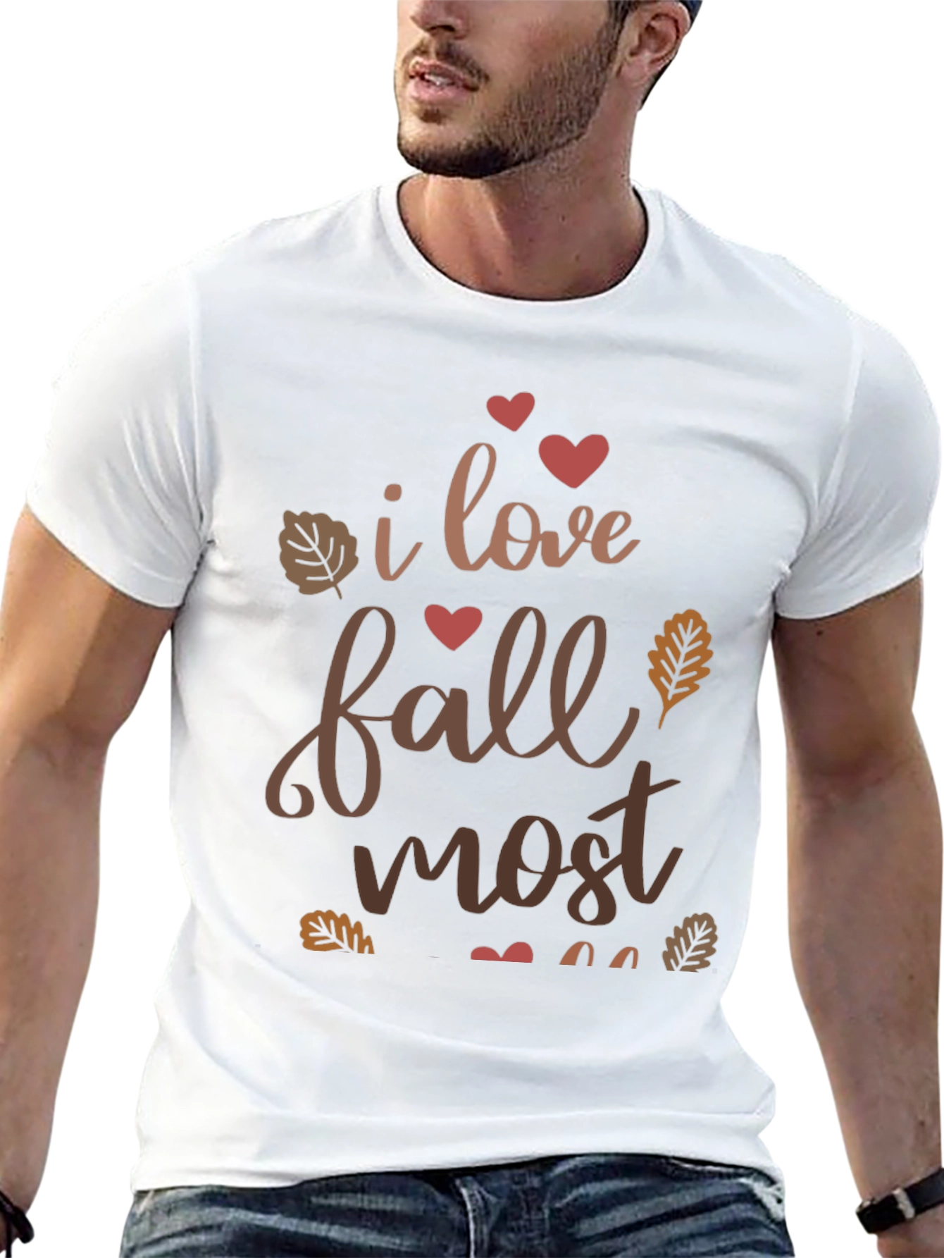 I Love Fall Most T-Shirt