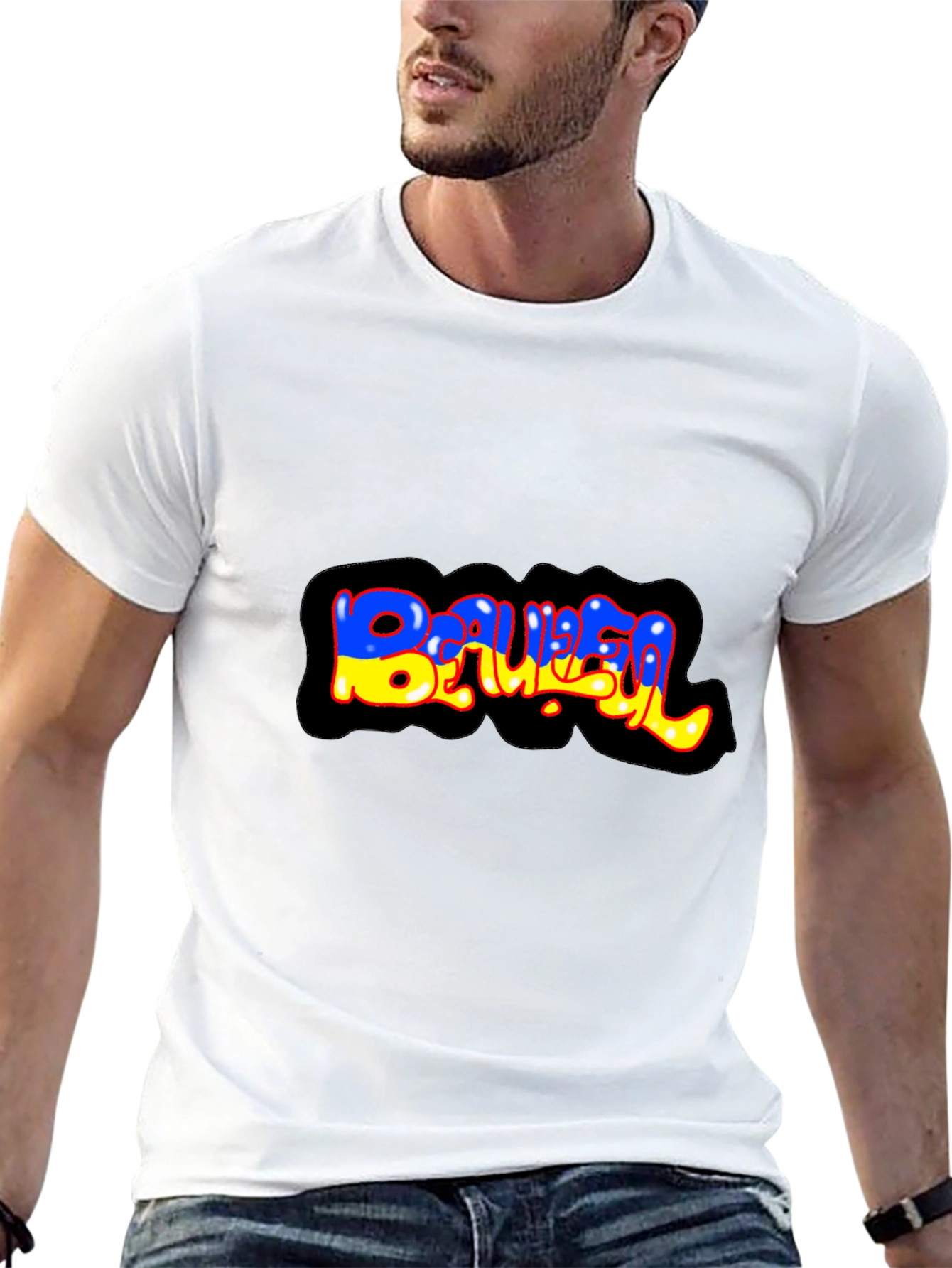 Graffiti Style BAUBEL Black T-Shirt