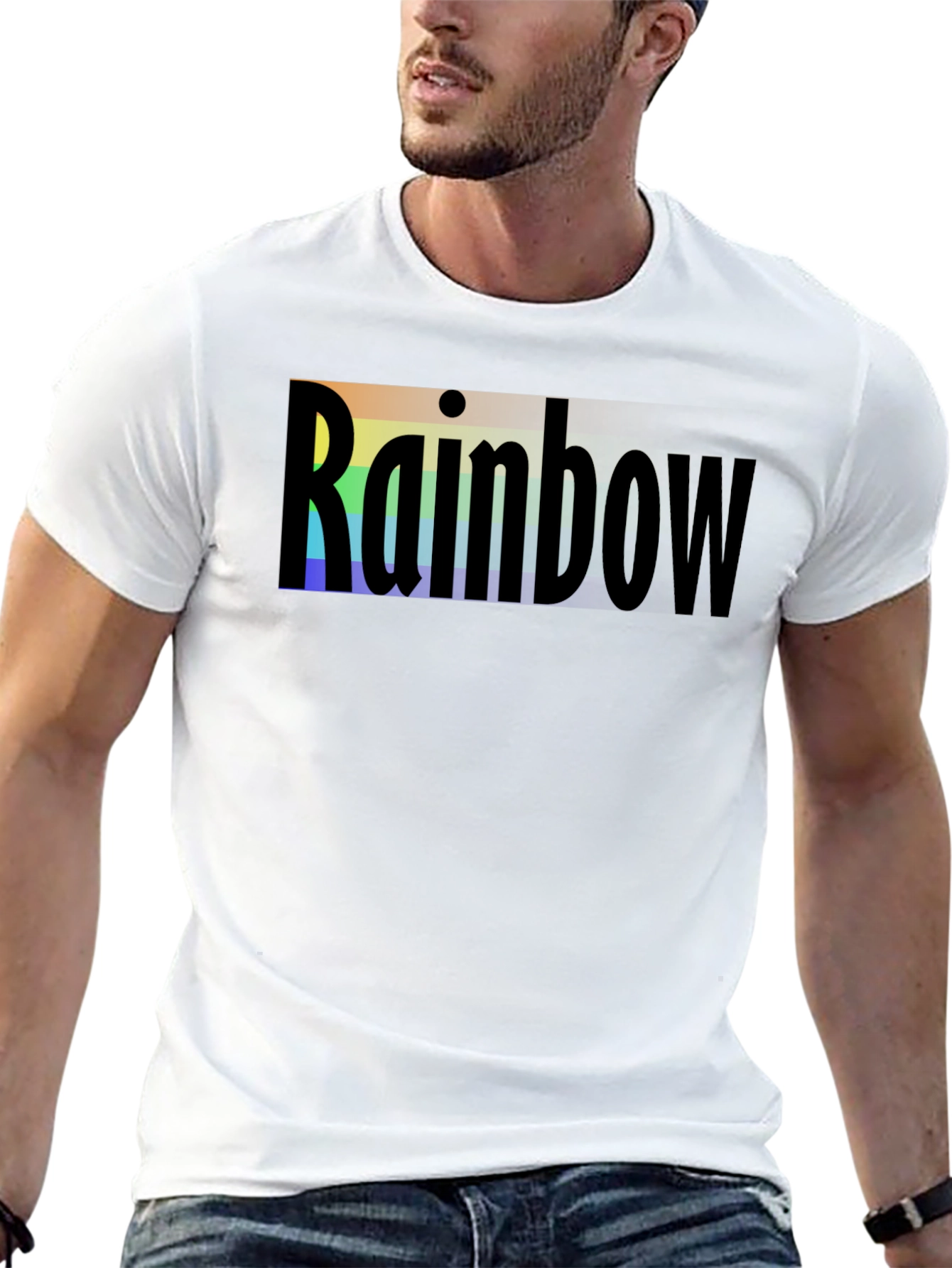 Rainbow Graphic T-Shirt - Stylish Pride Tee