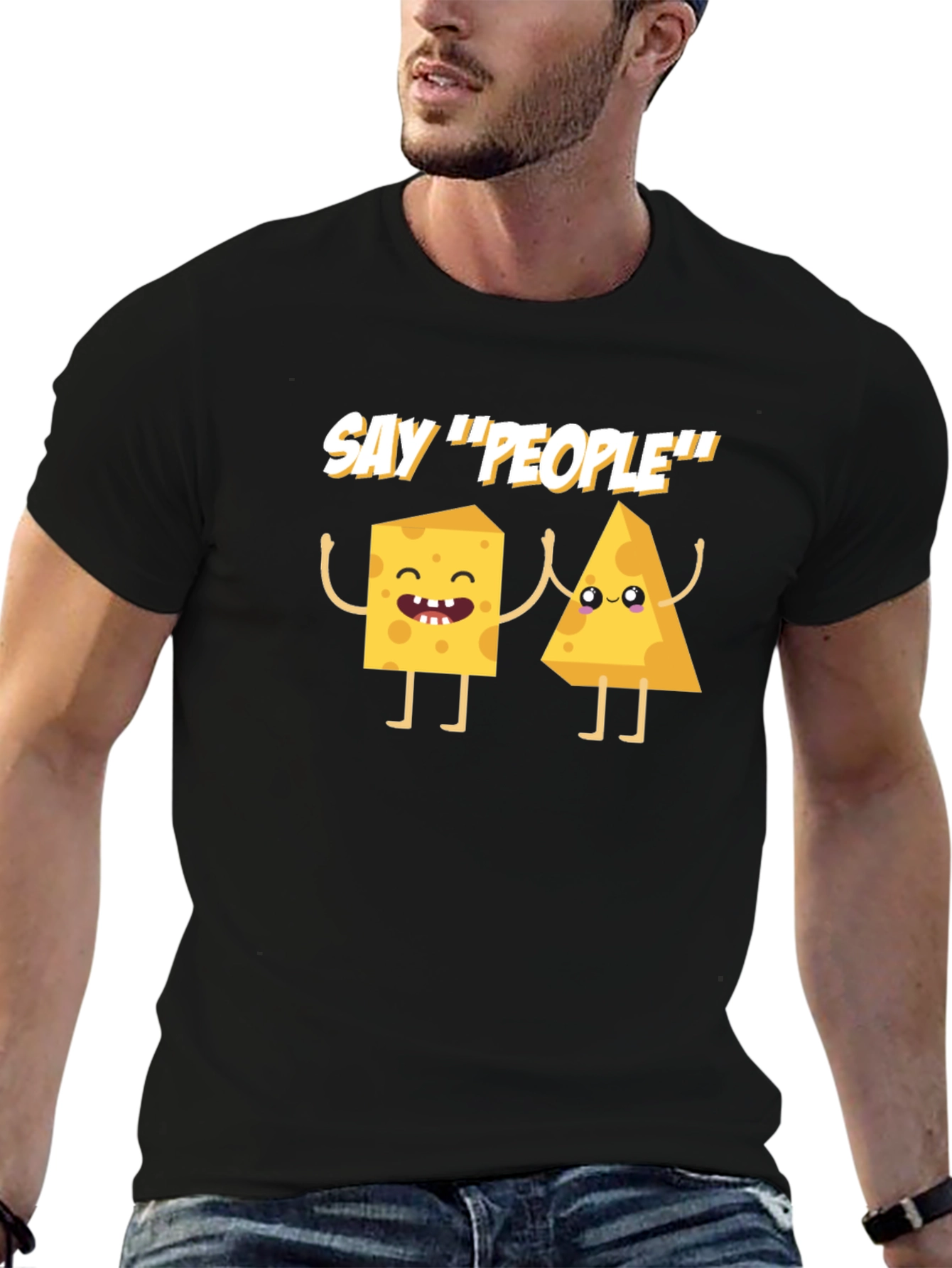 Say Cheese! Funny Graphic T-Shirt