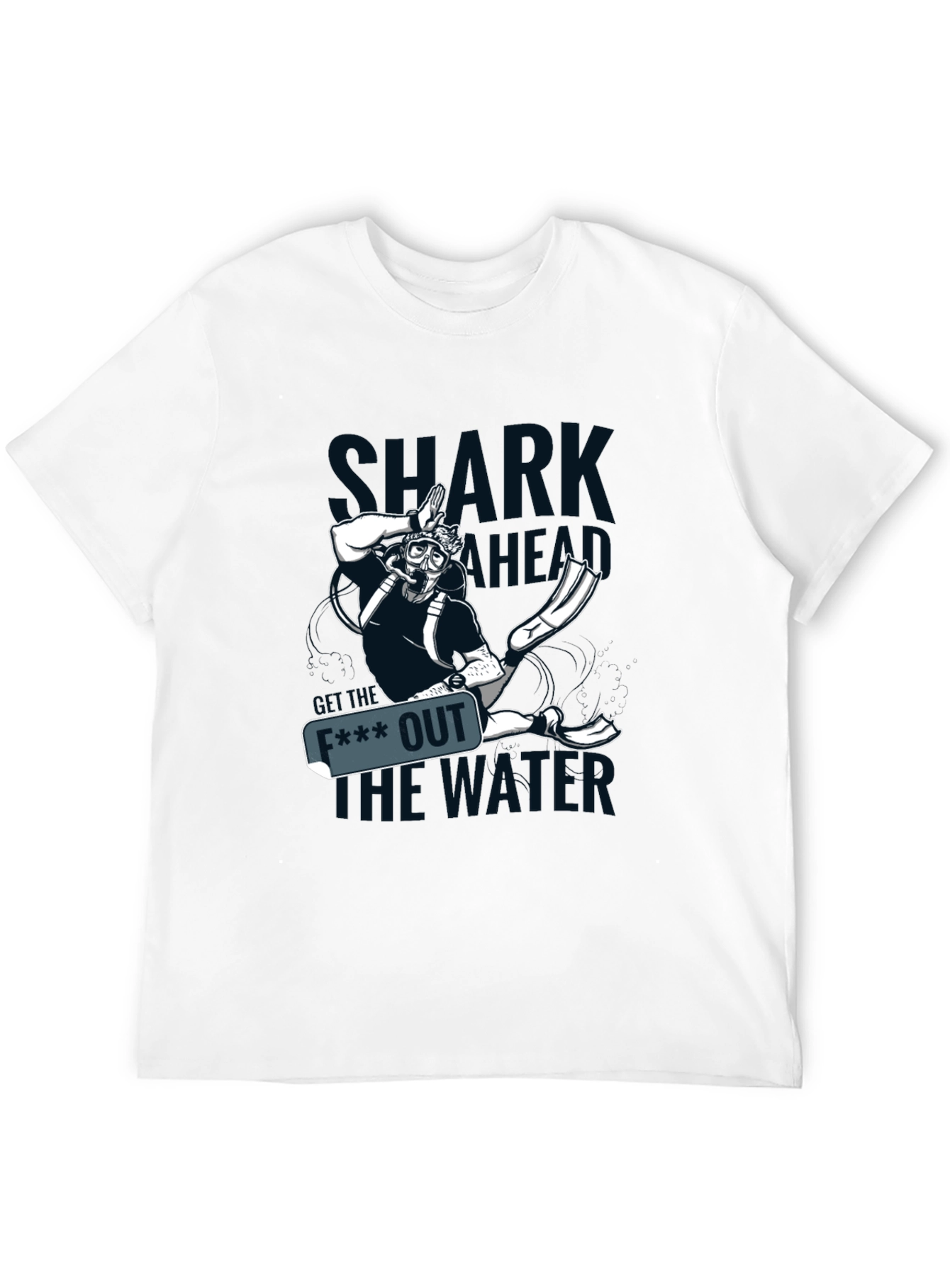 Funny Diver Shark T-Shirt