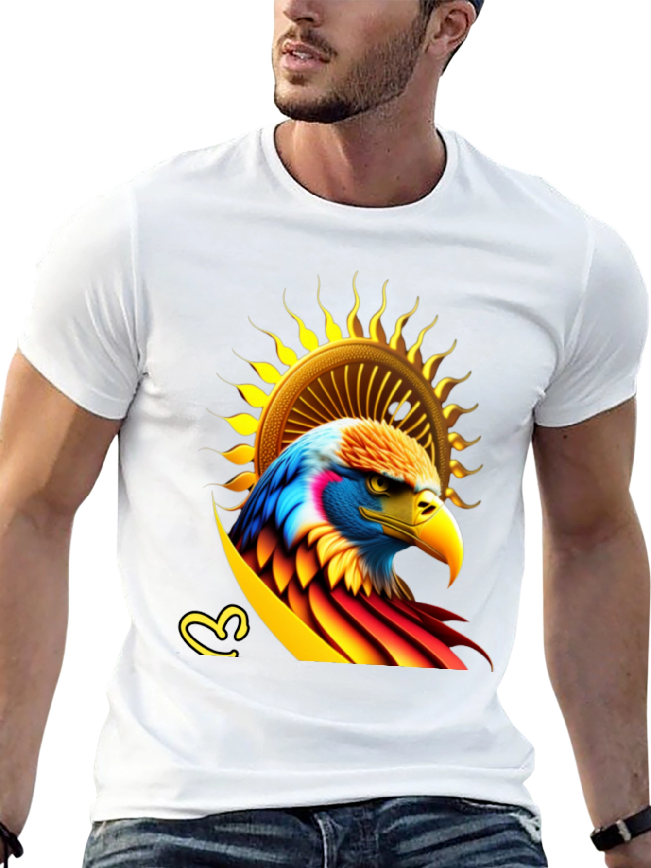 Eagle Sun Graphic T-Shirt