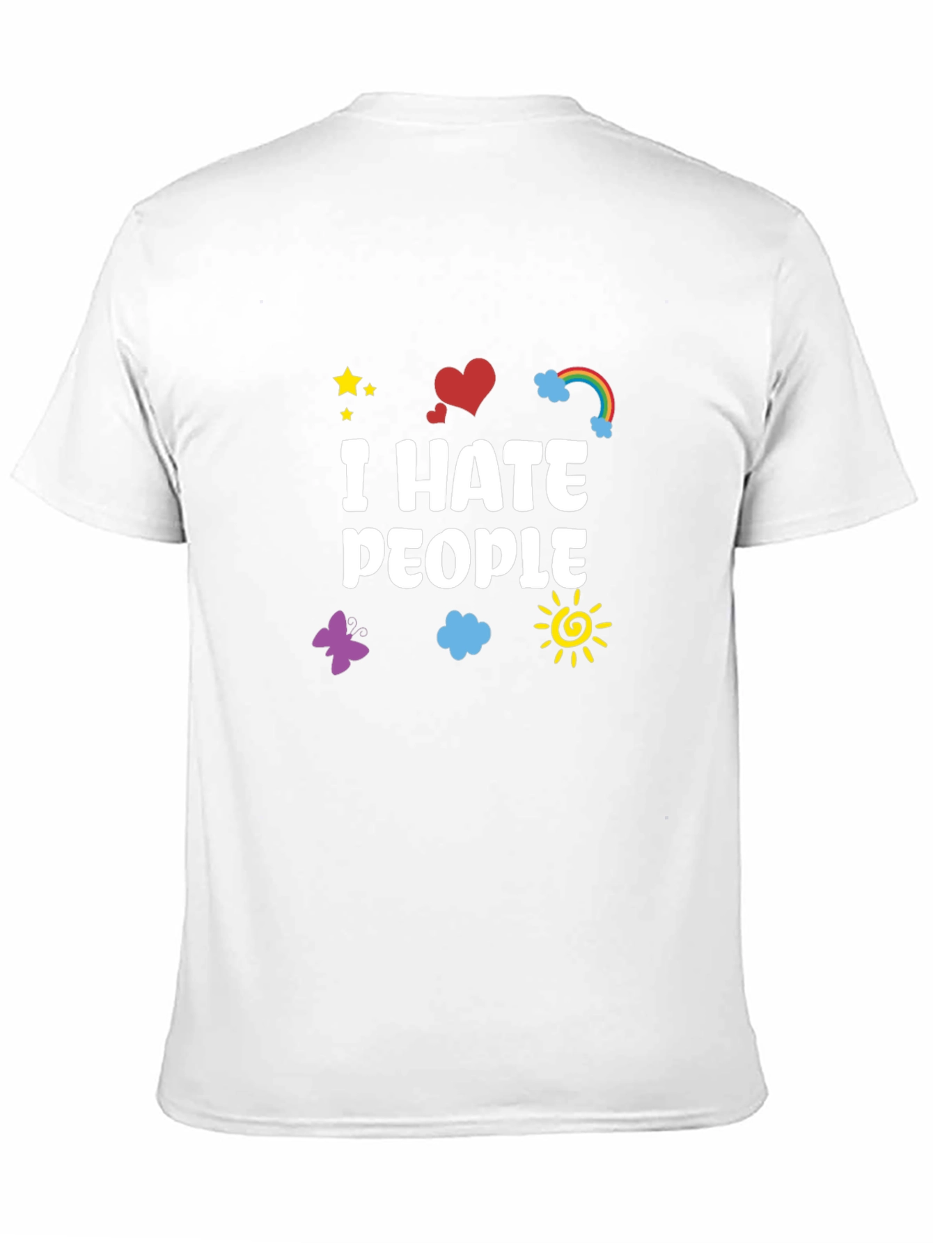 I Hate People Graphic Tee - Unisex Black T-Shirt