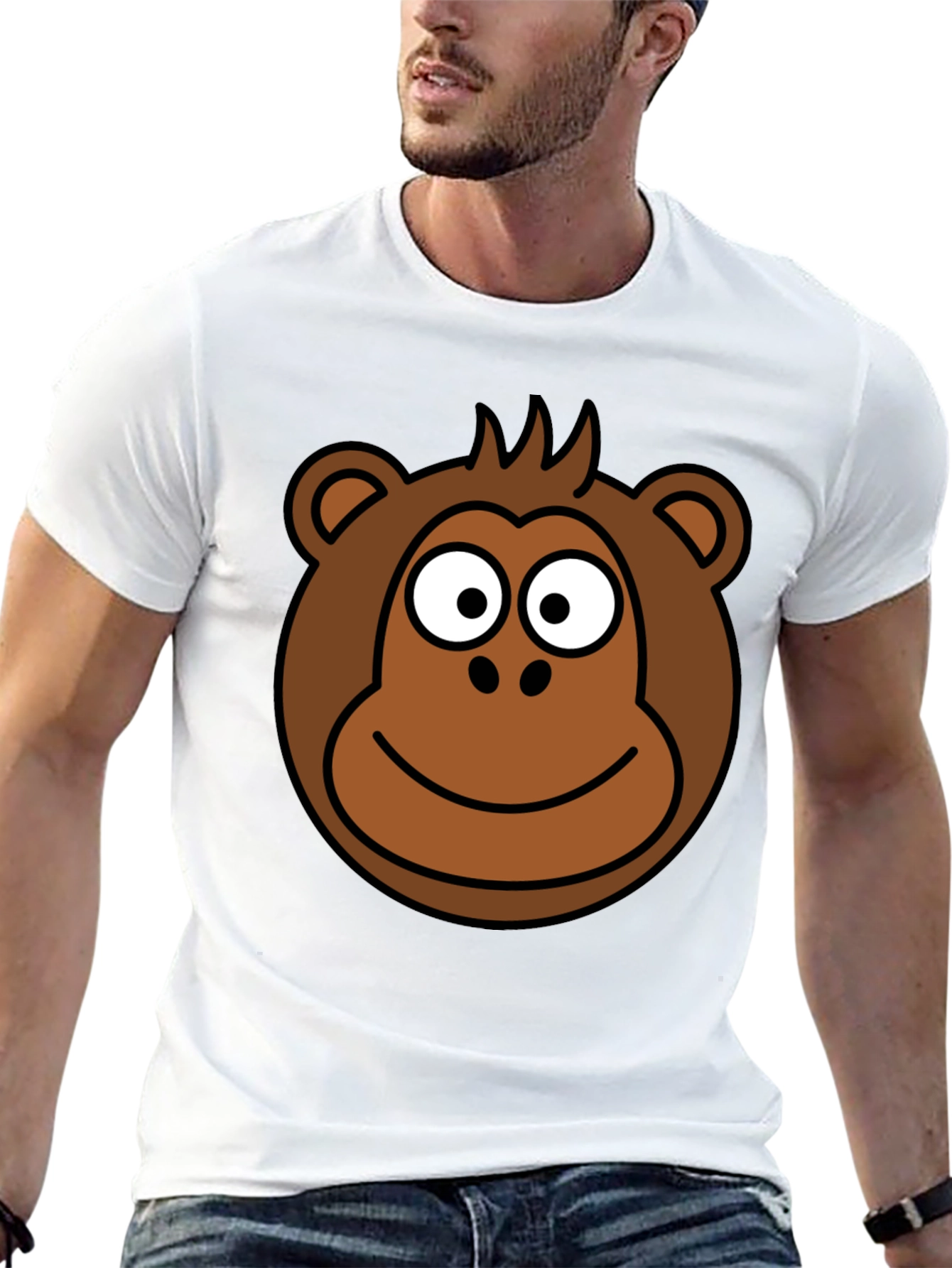 Monkey Graphic Tee - Black T-Shirt