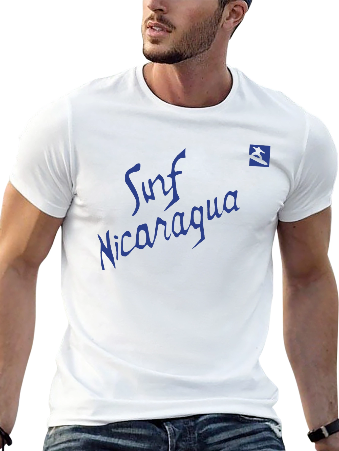 Surf Nicaragua Black T-Shirt