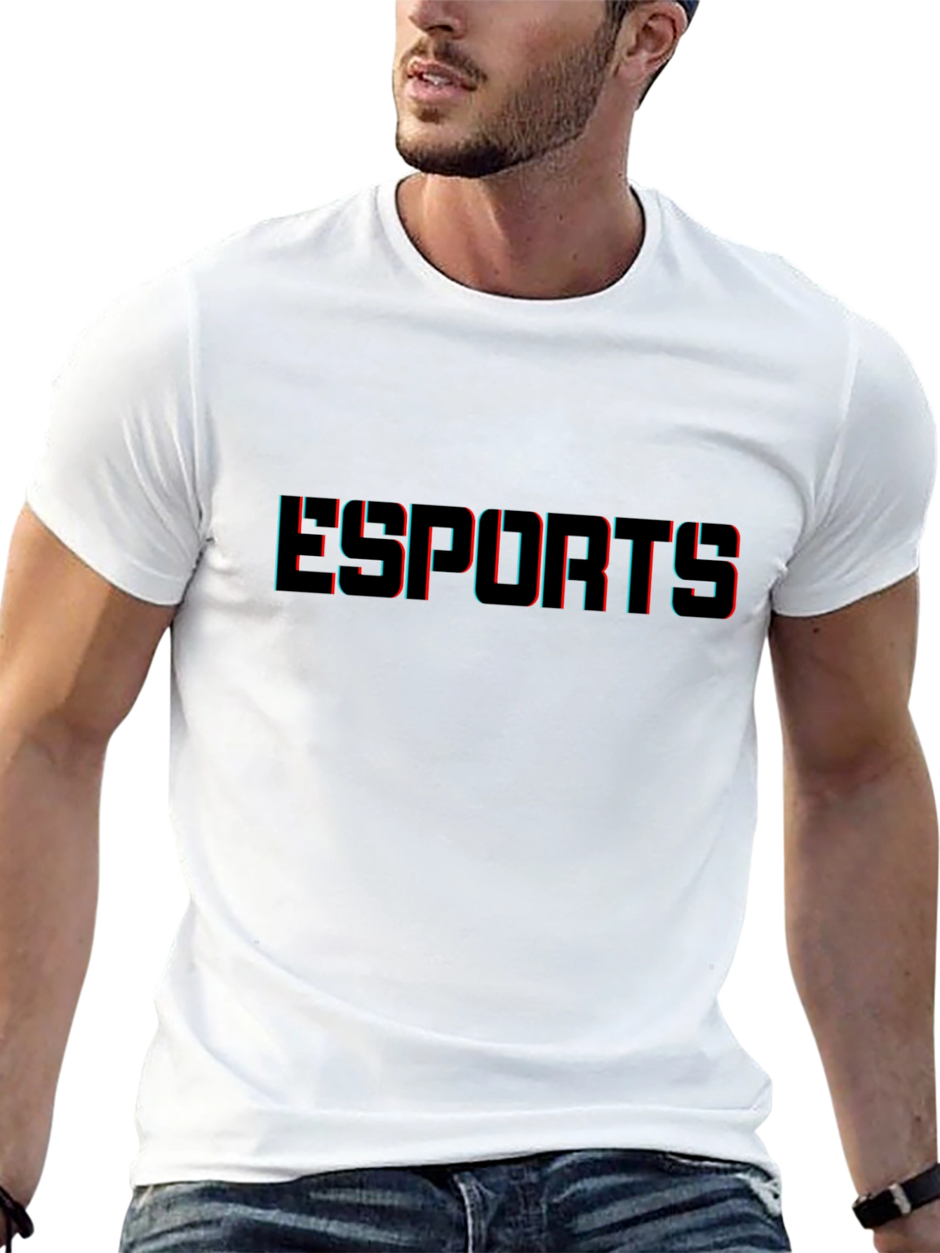 Esports Glitch Black T-Shirt
