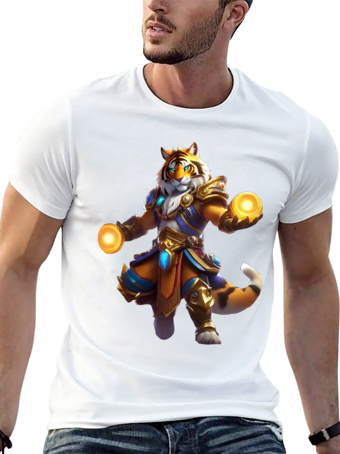 Tiger Warrior Graphic T-Shirt