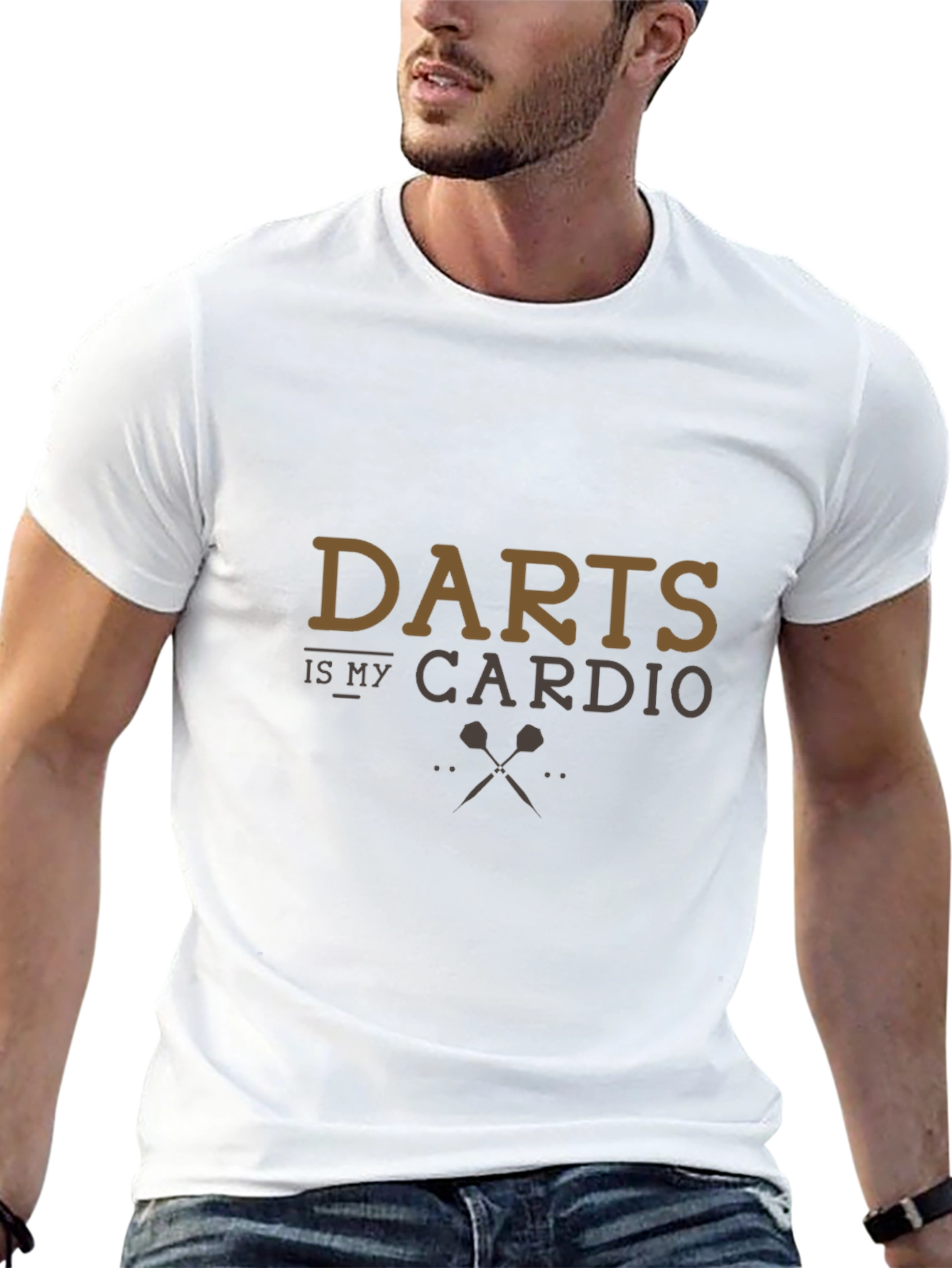 Darts is My Cardio - Funny T-Shirt