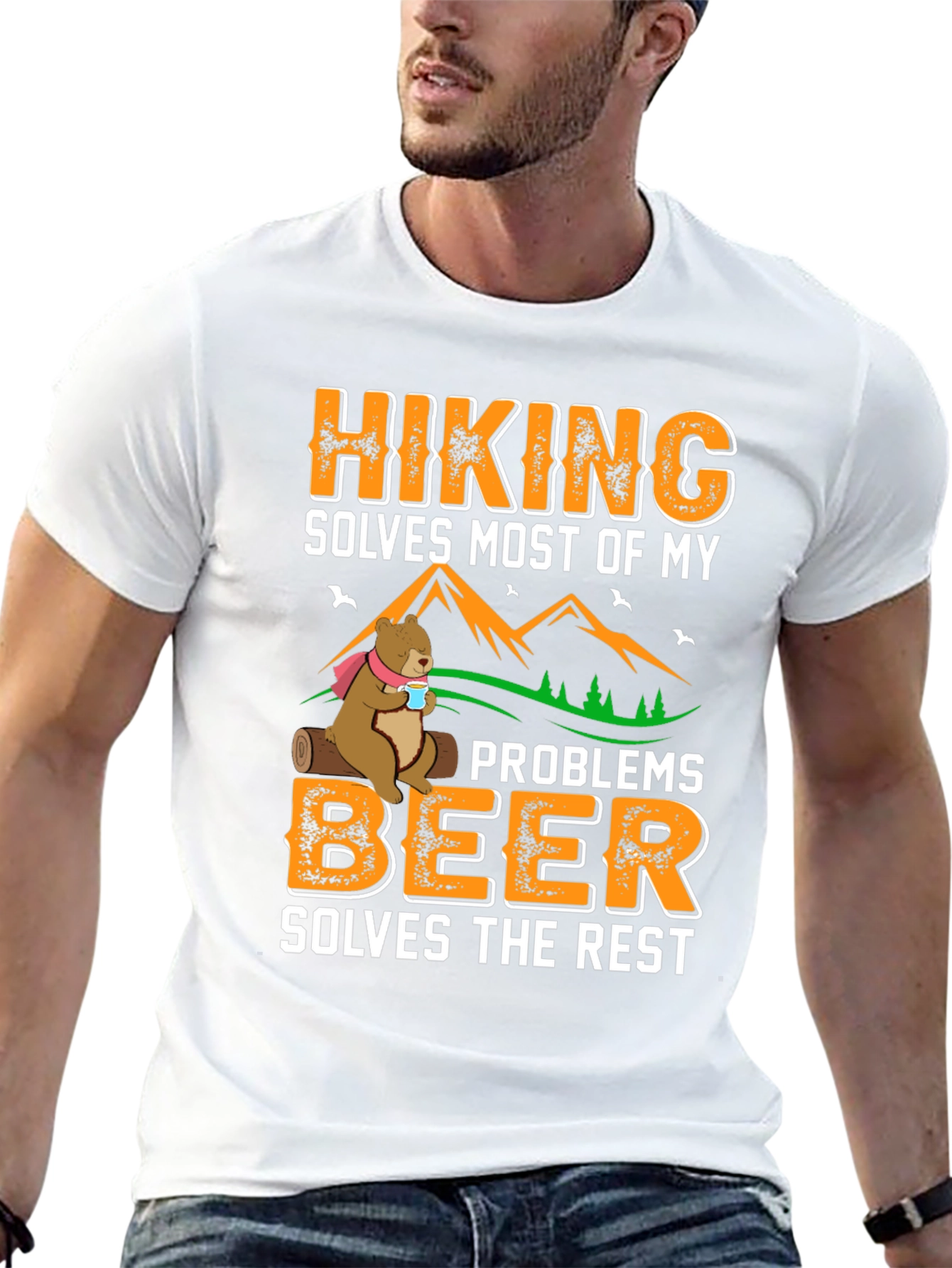 Hiking & Beer T-Shirt - Problems Solved