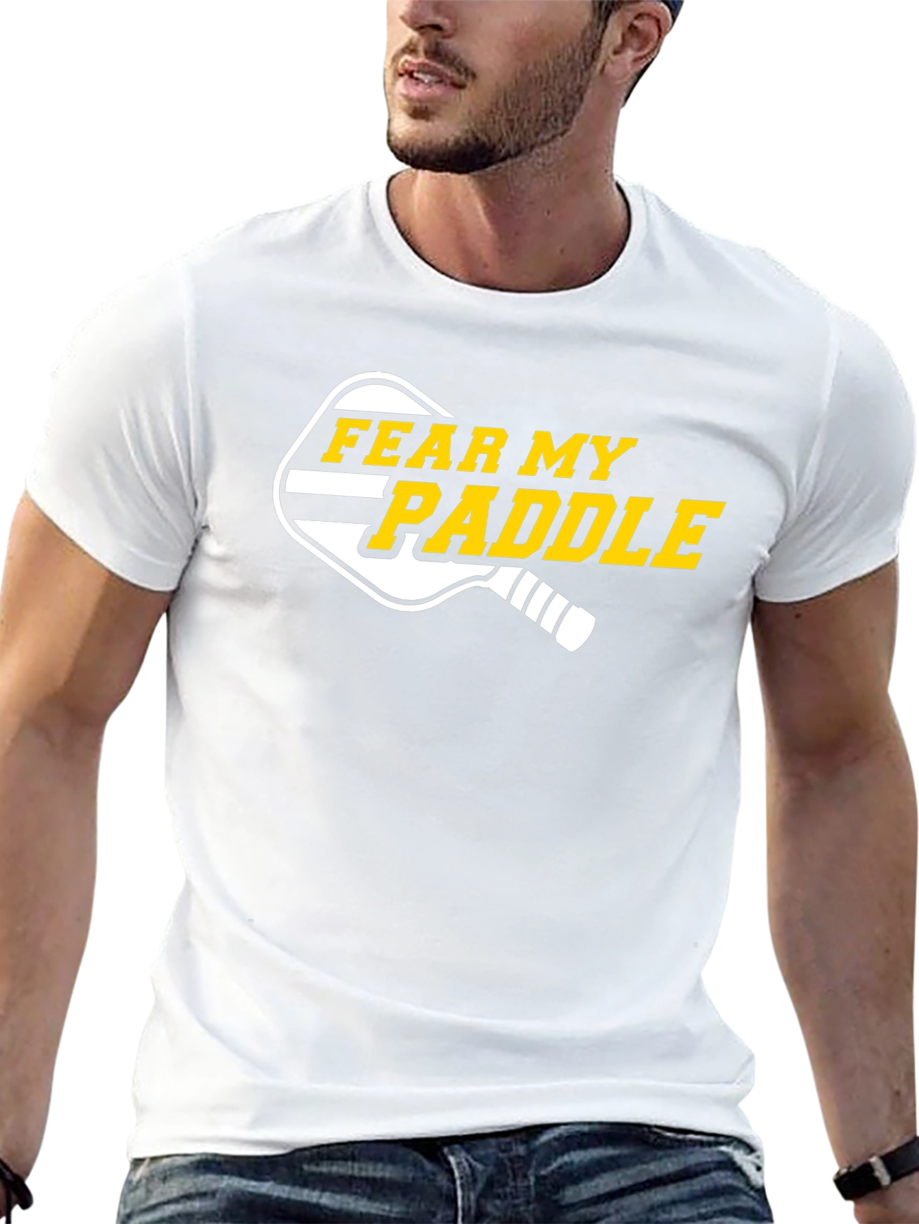 Fear My Paddle T-Shirt - Pickleball Apparel
