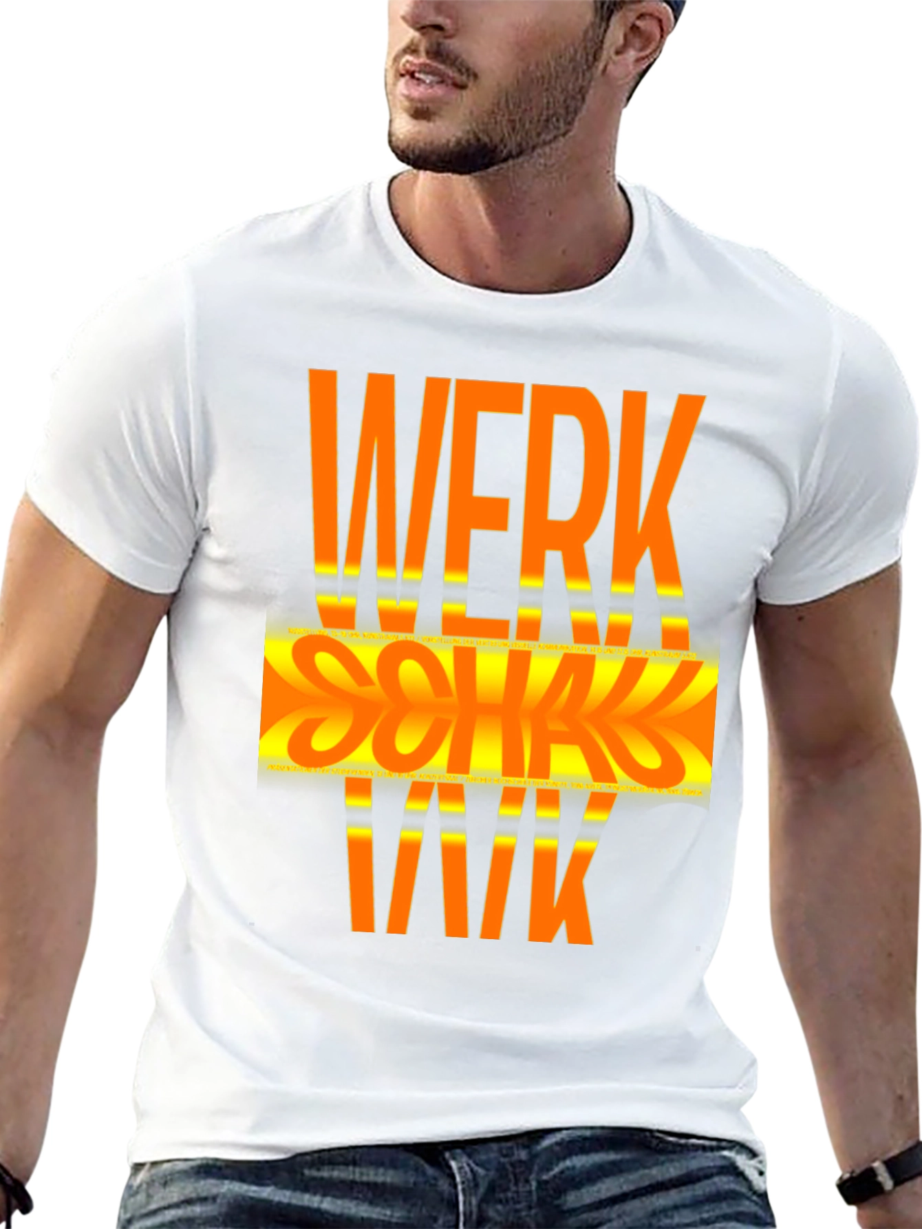 Werk Sqwad Reflective Black T-Shirt