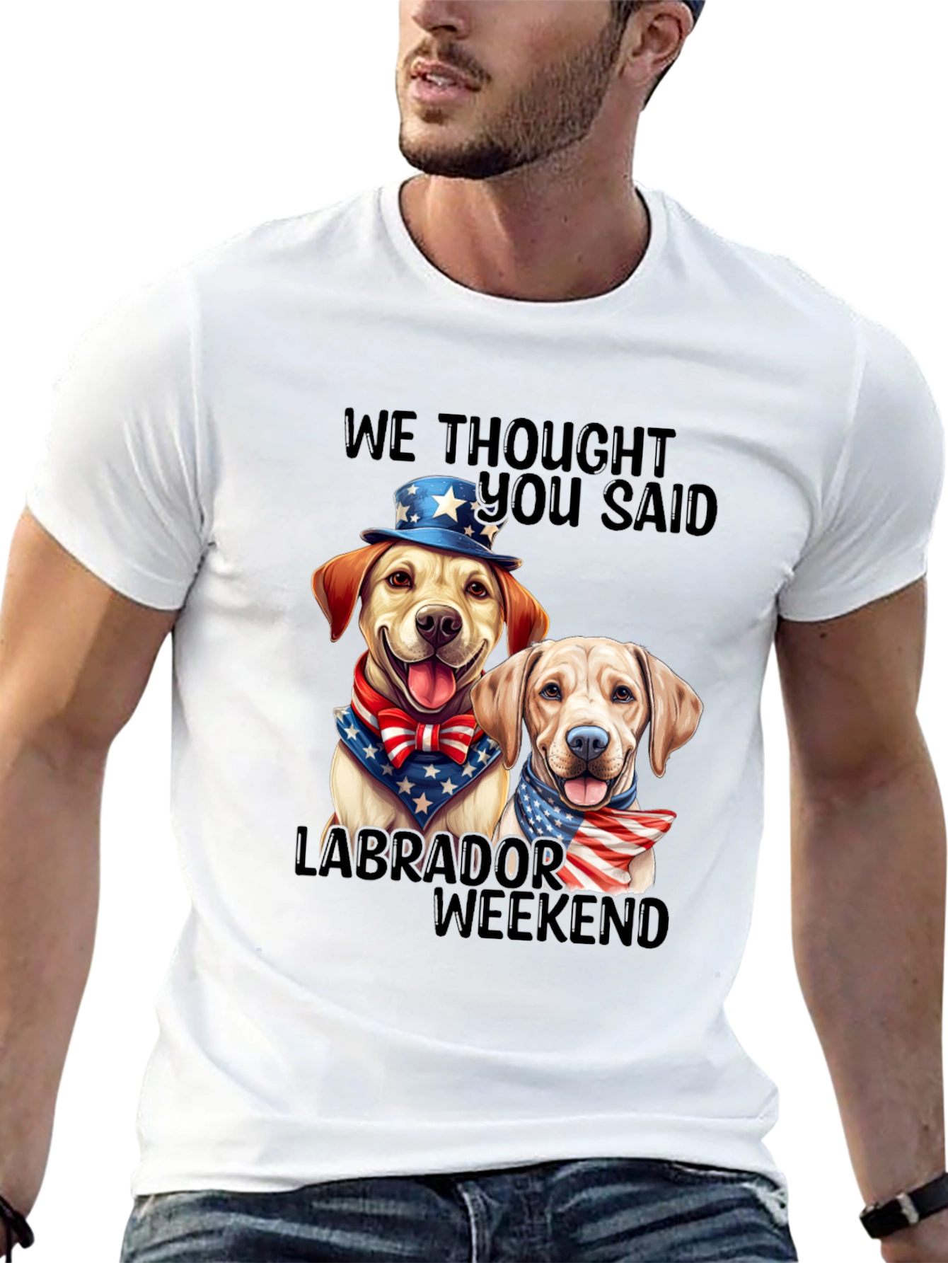 Labrador Weekend Patriotic T-Shirt
