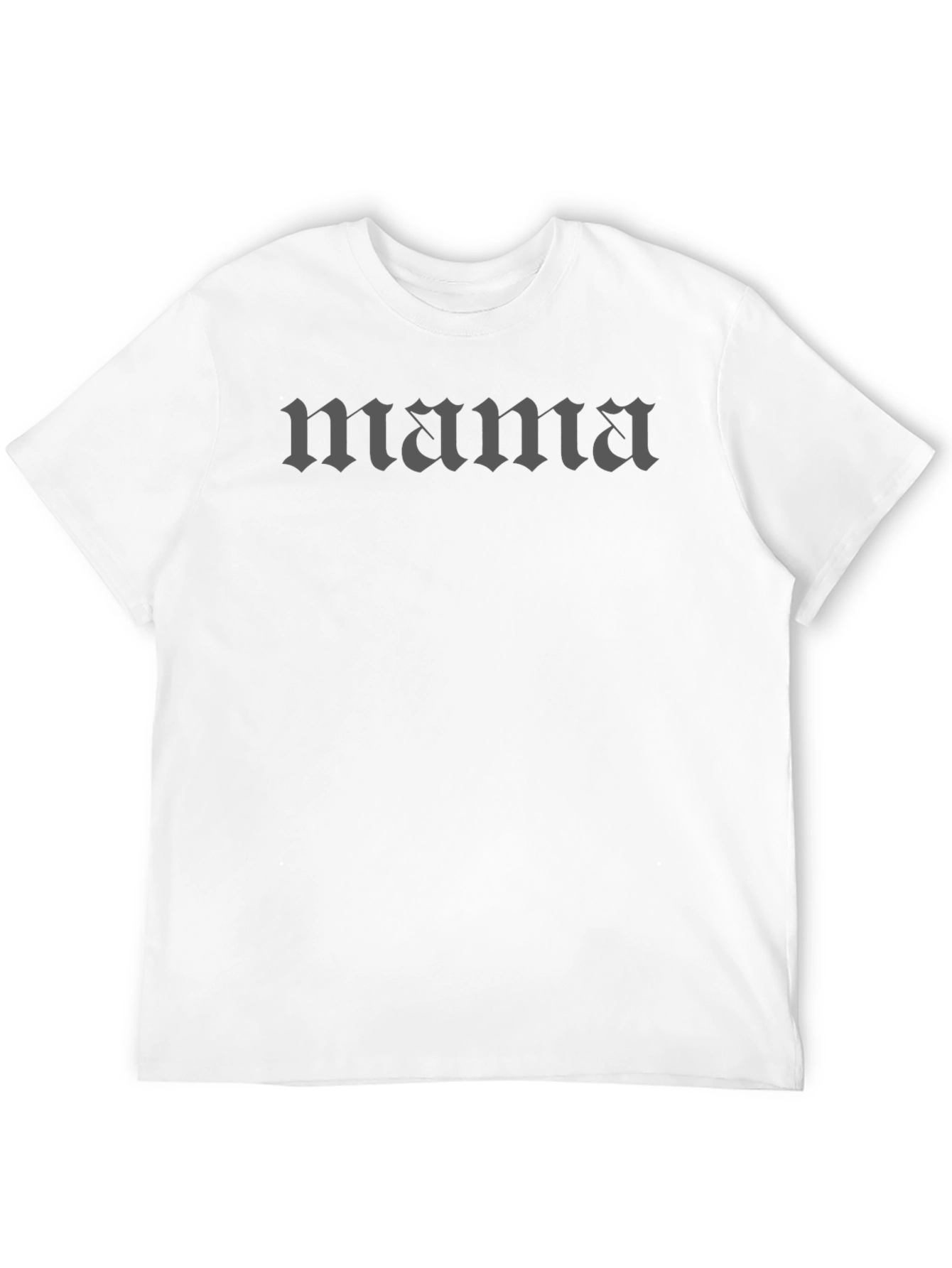 Mama Gothic Style Black T-Shirt